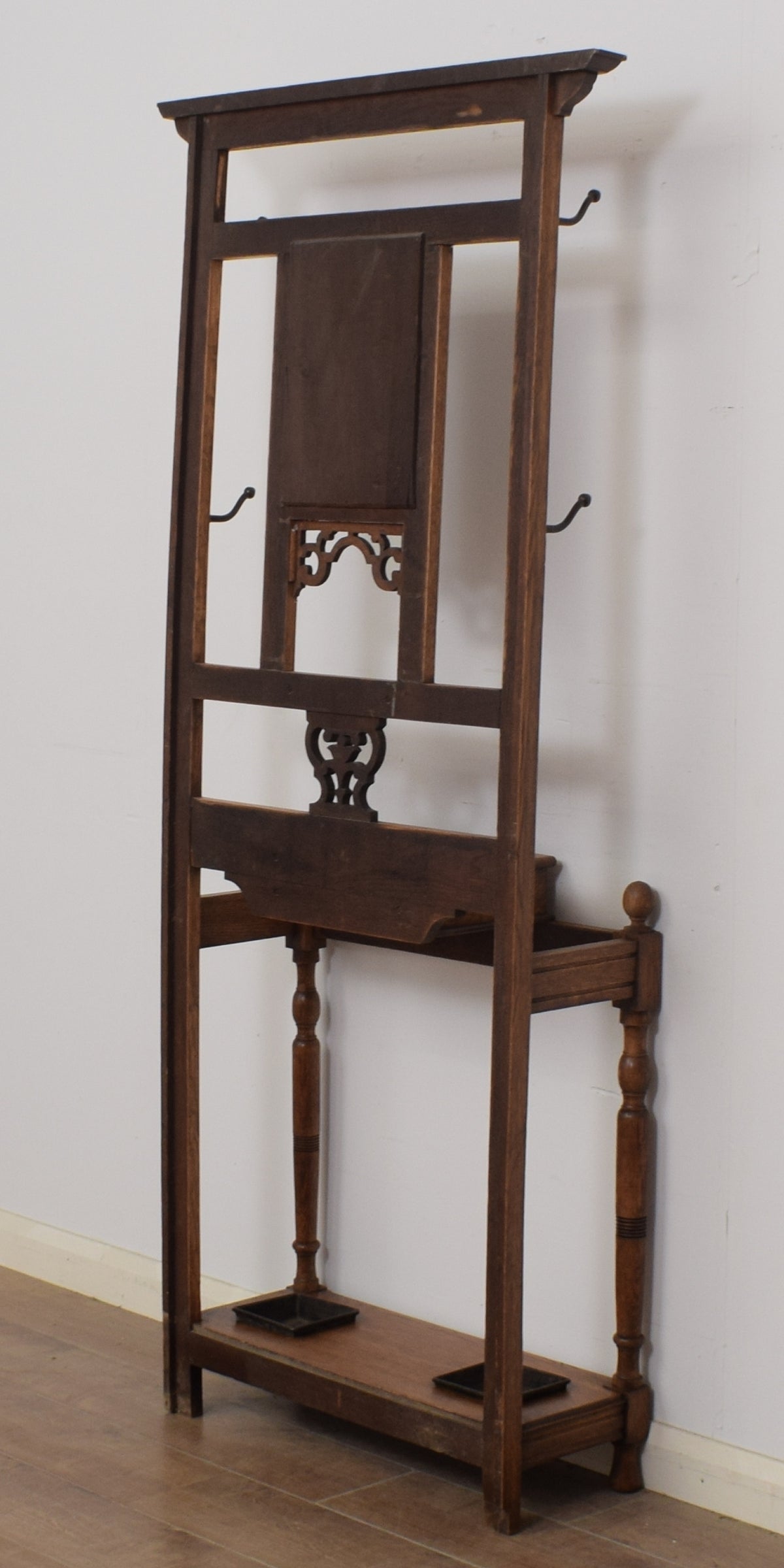 Restored Oak Hall Stand