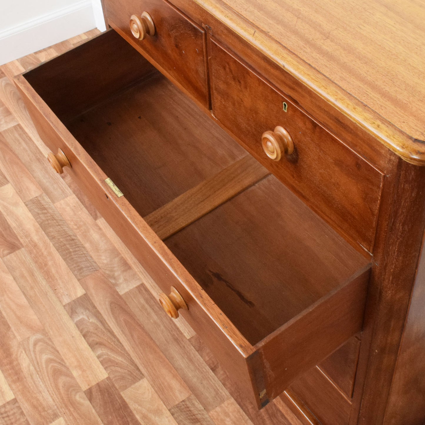 Rustic Mahogany Chest of Drawers