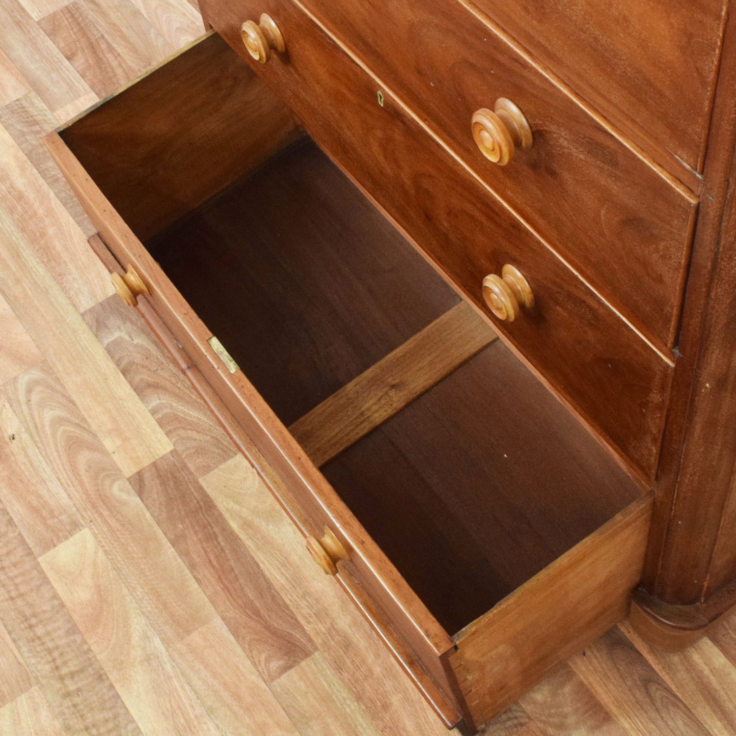 Rustic Mahogany Chest of Drawers