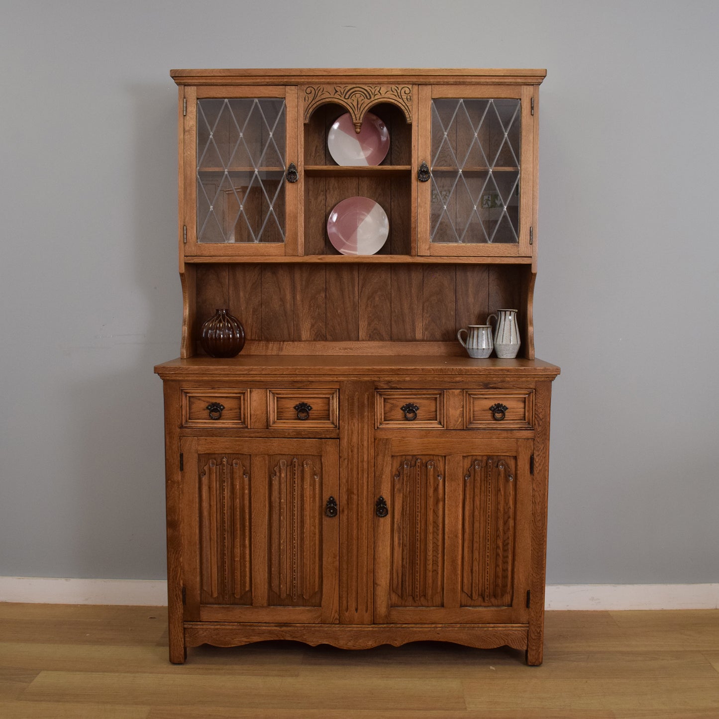 Restored Linenfold Dresser