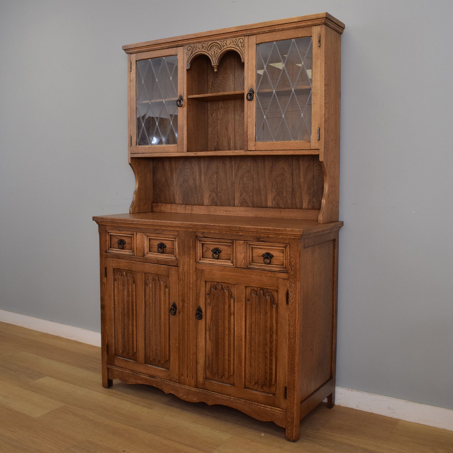Restored Linenfold Dresser