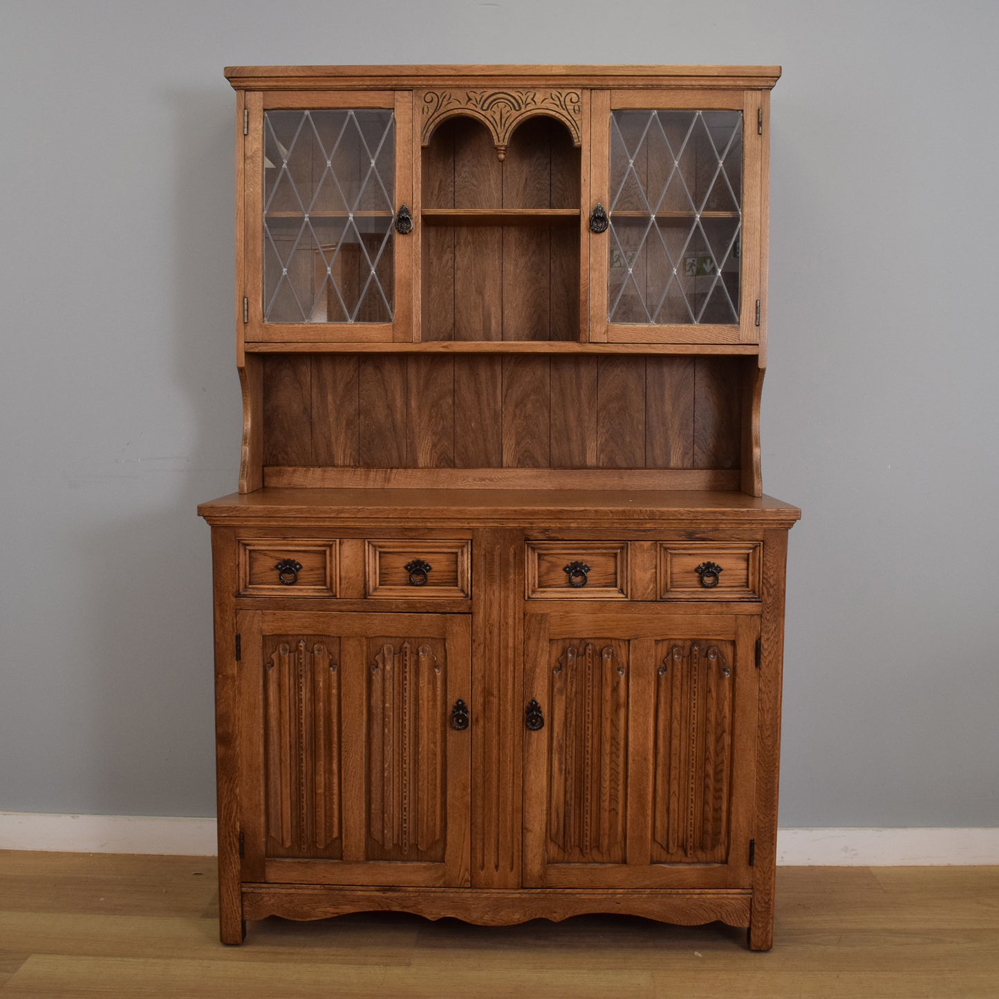 Restored Linenfold Dresser