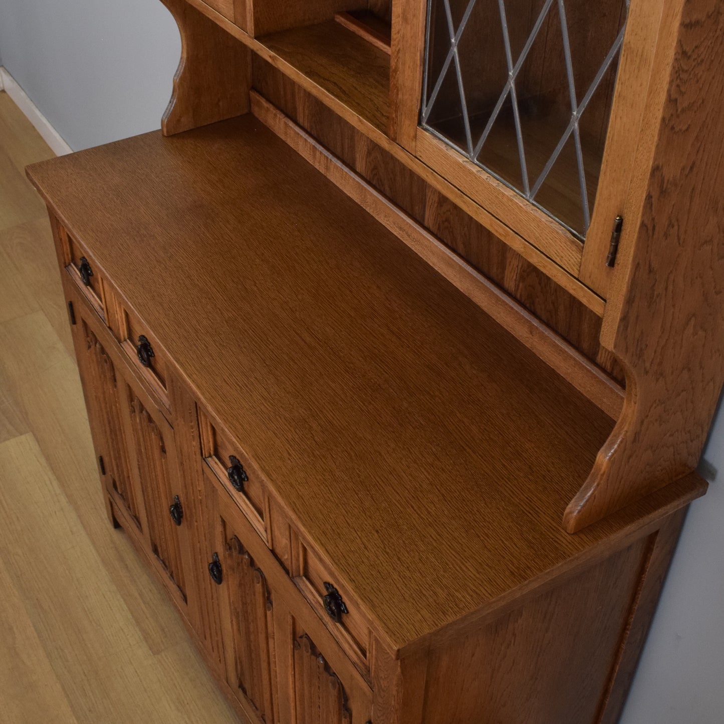 Restored Linenfold Dresser