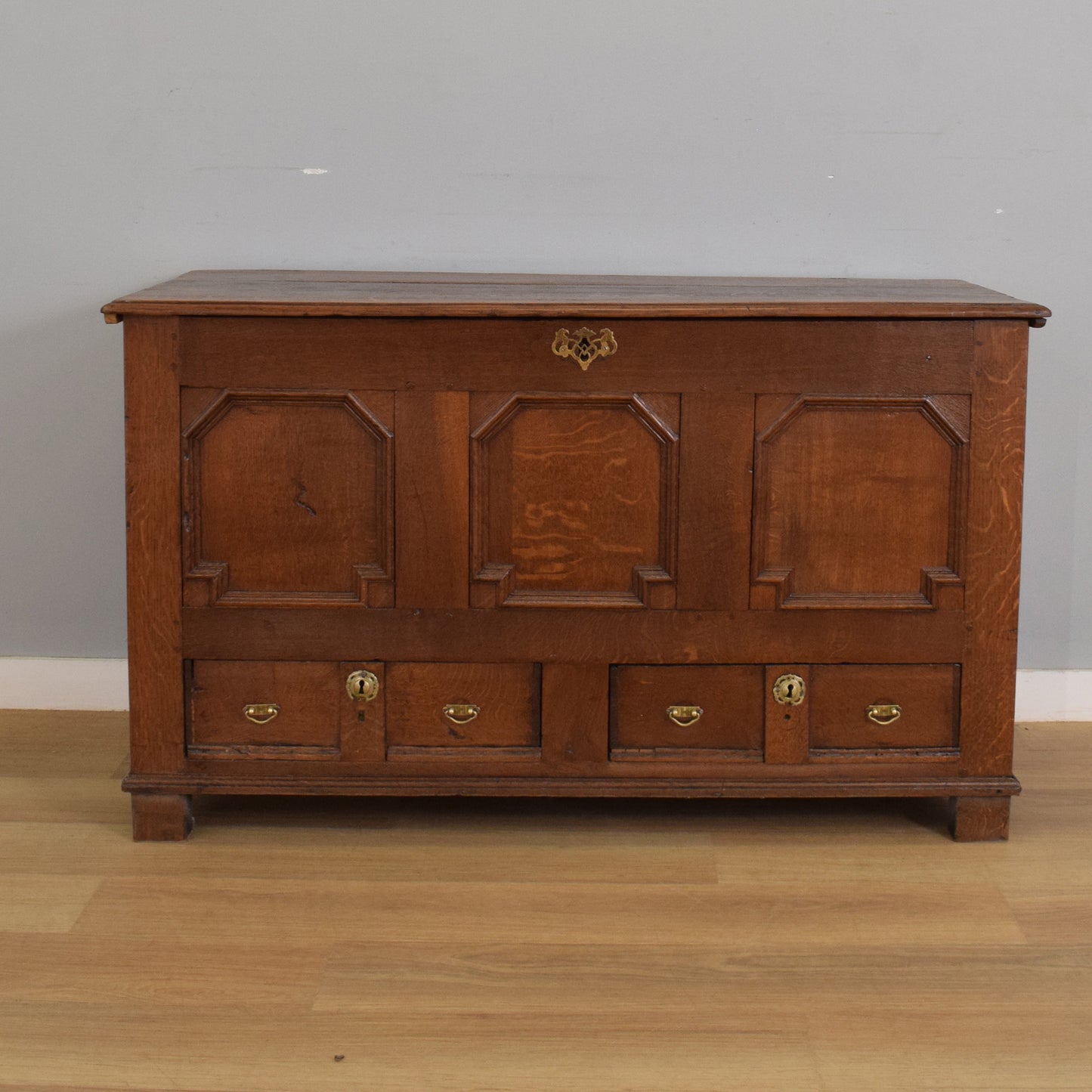 Antique Oak Mule Chest