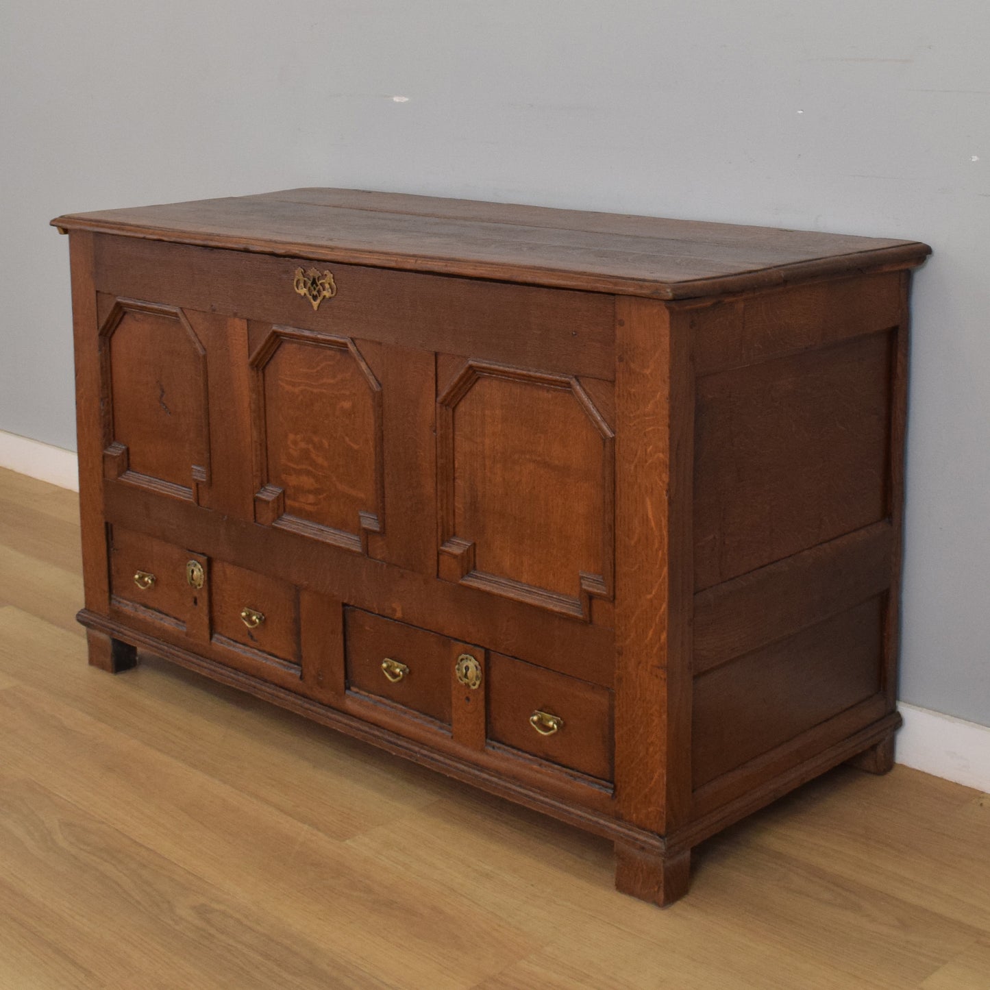 Antique Oak Mule Chest