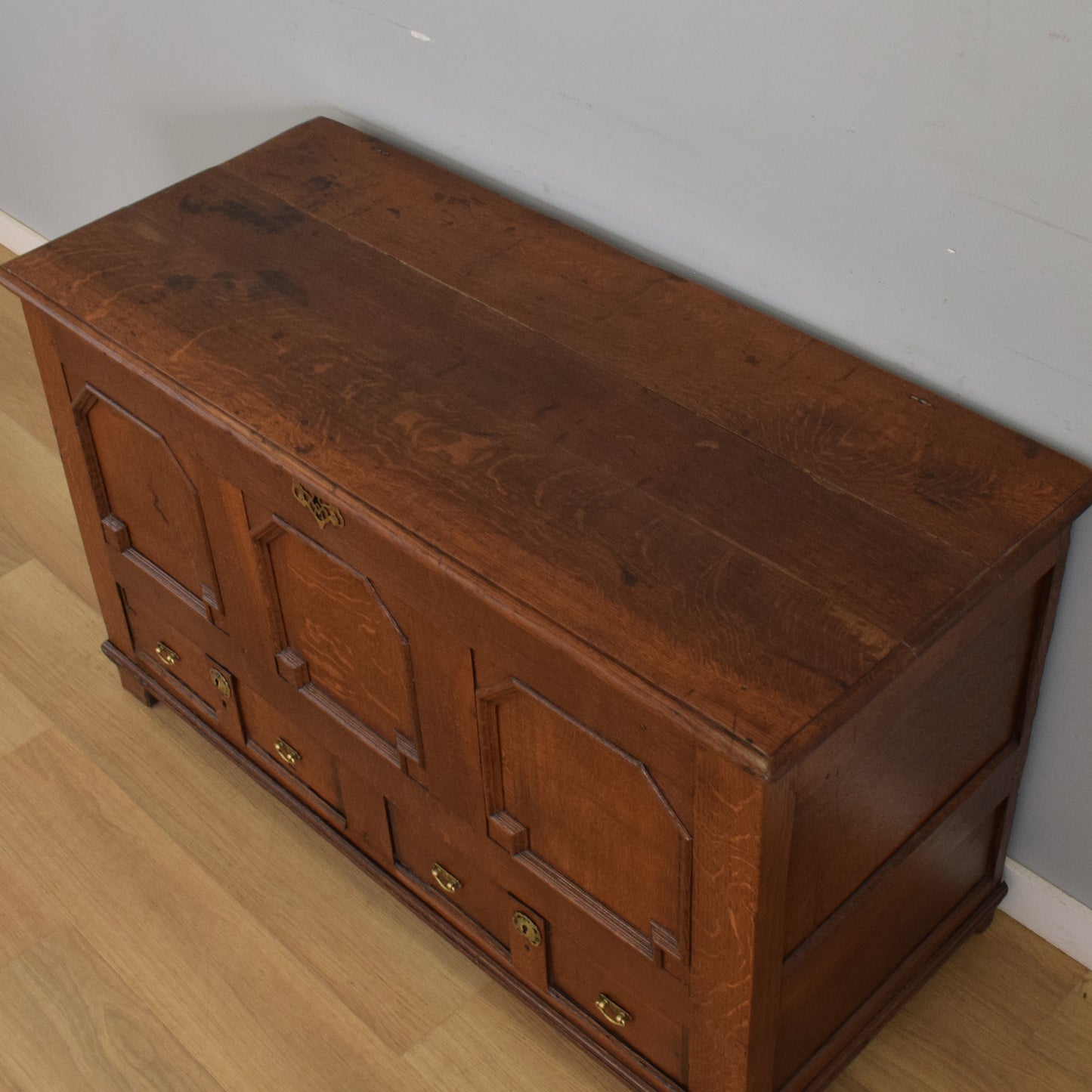 Antique Oak Mule Chest