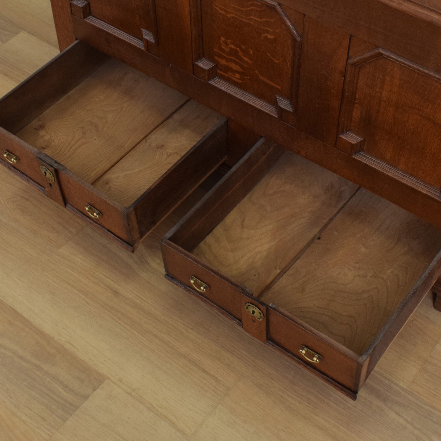 Antique Oak Mule Chest