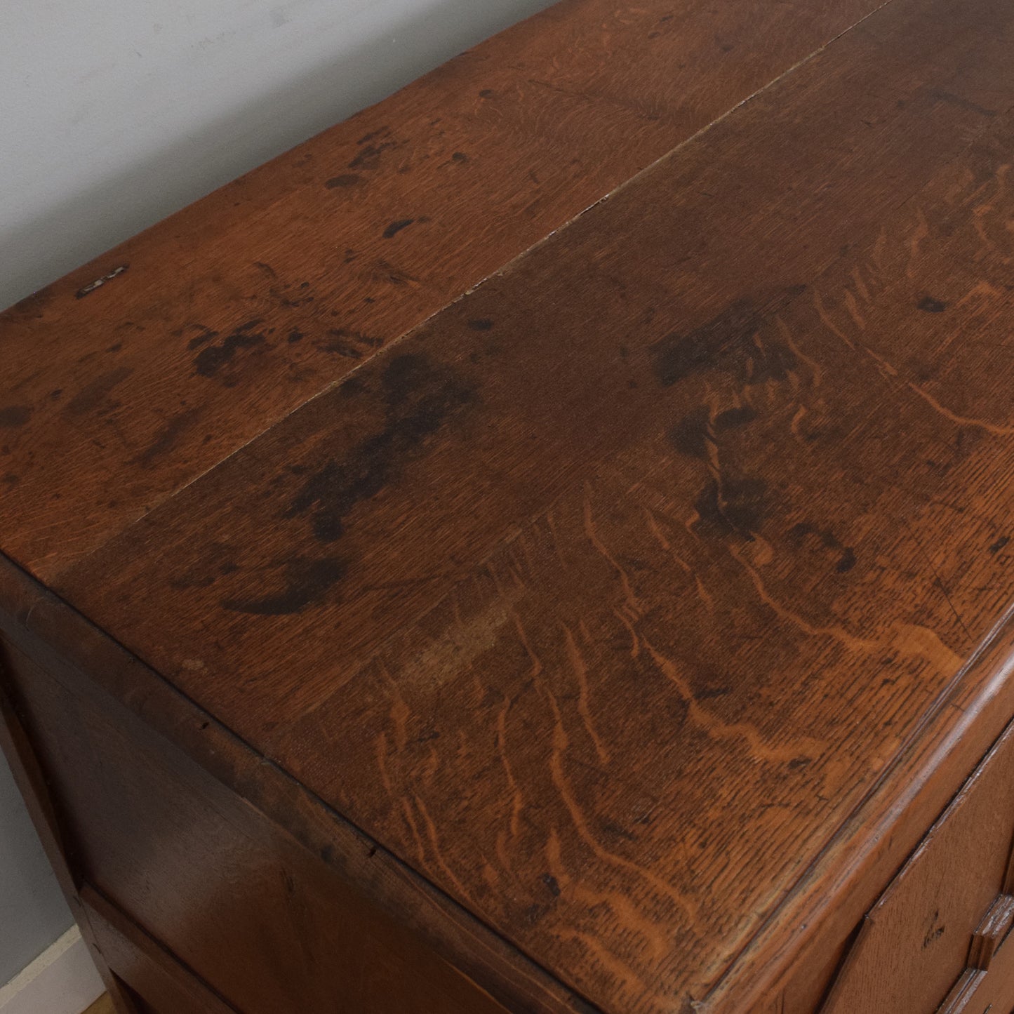 Antique Oak Mule Chest