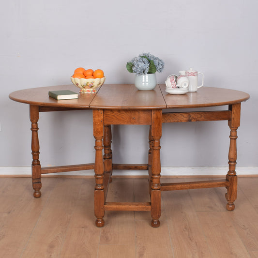 Oak Drop-leaf Table