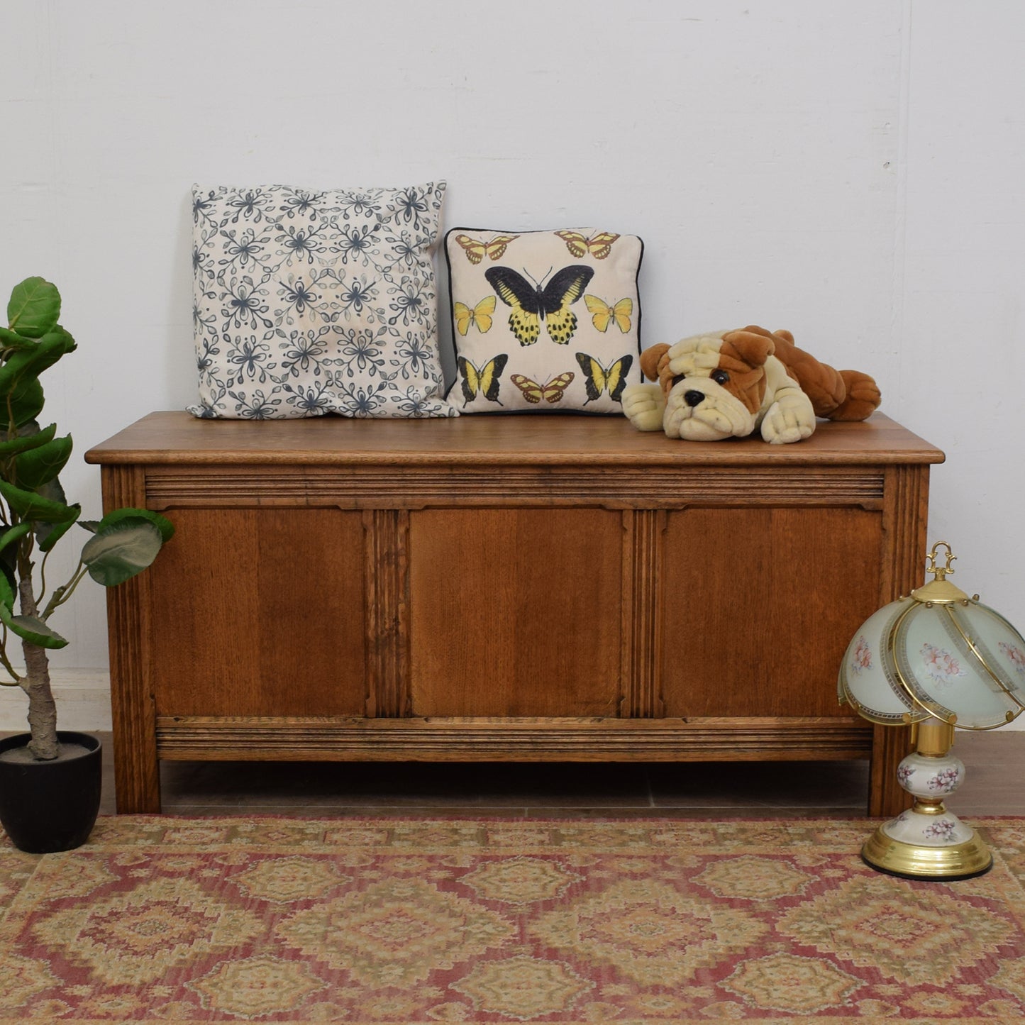 Oak Blanket Box