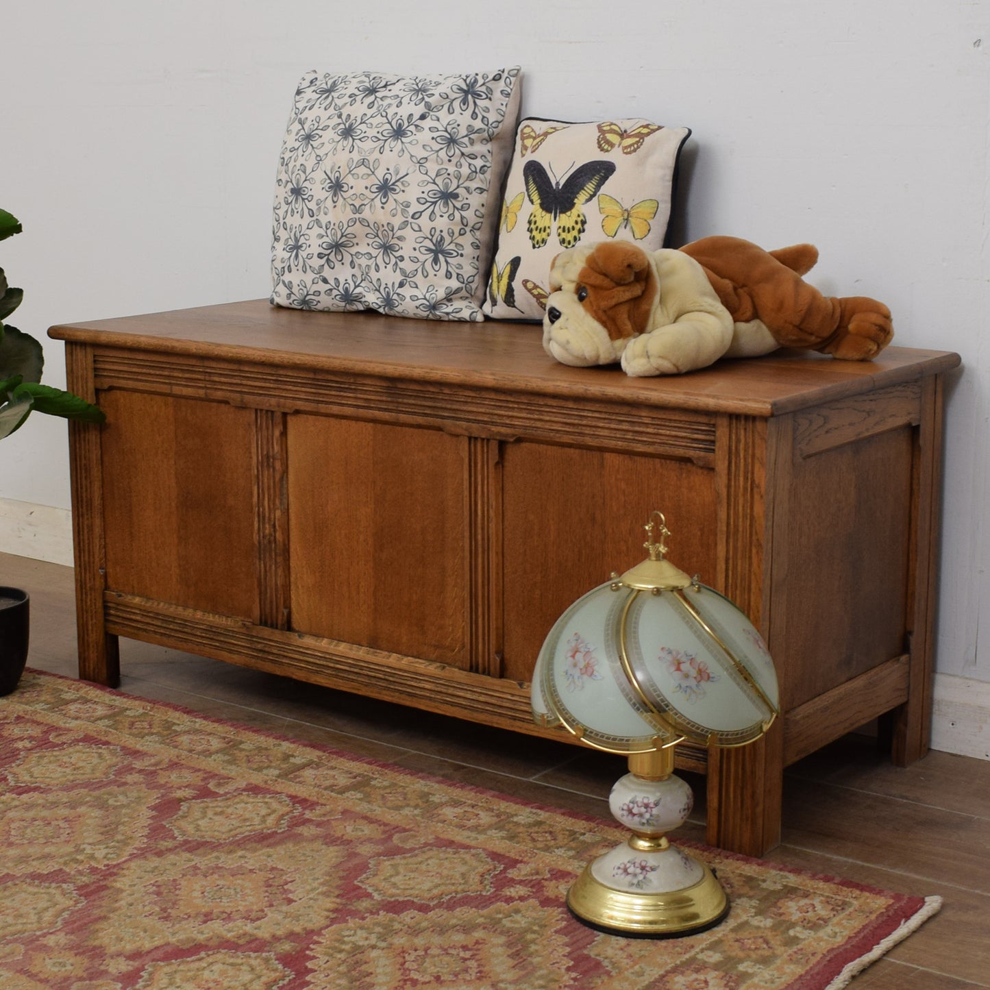 Oak Blanket Box