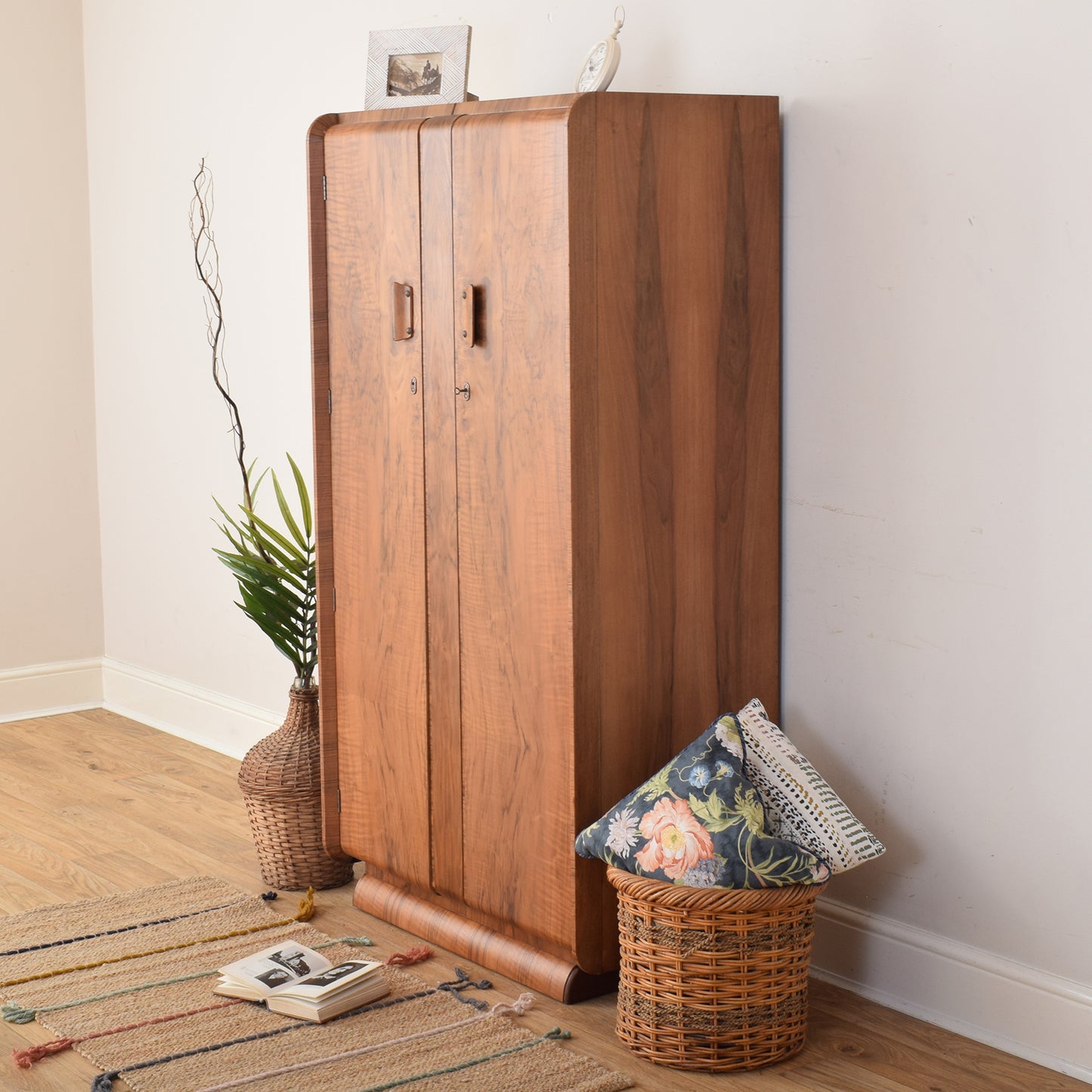 Walnut Veneer Wardrobe