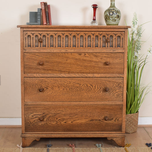 Oak Chest Of Drawers