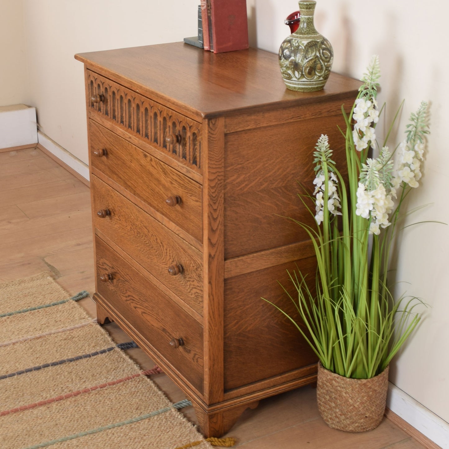 Oak Chest Of Drawers