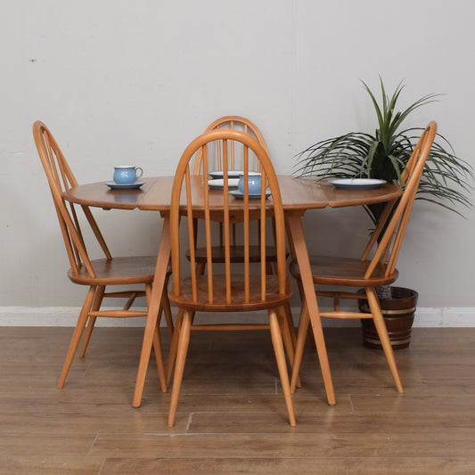 Ercol Table & Four Chairs