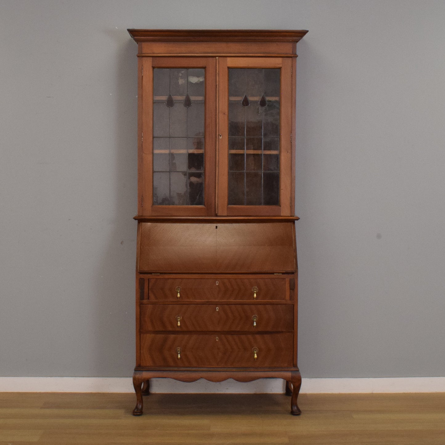Mahogany Bureau Bookcase
