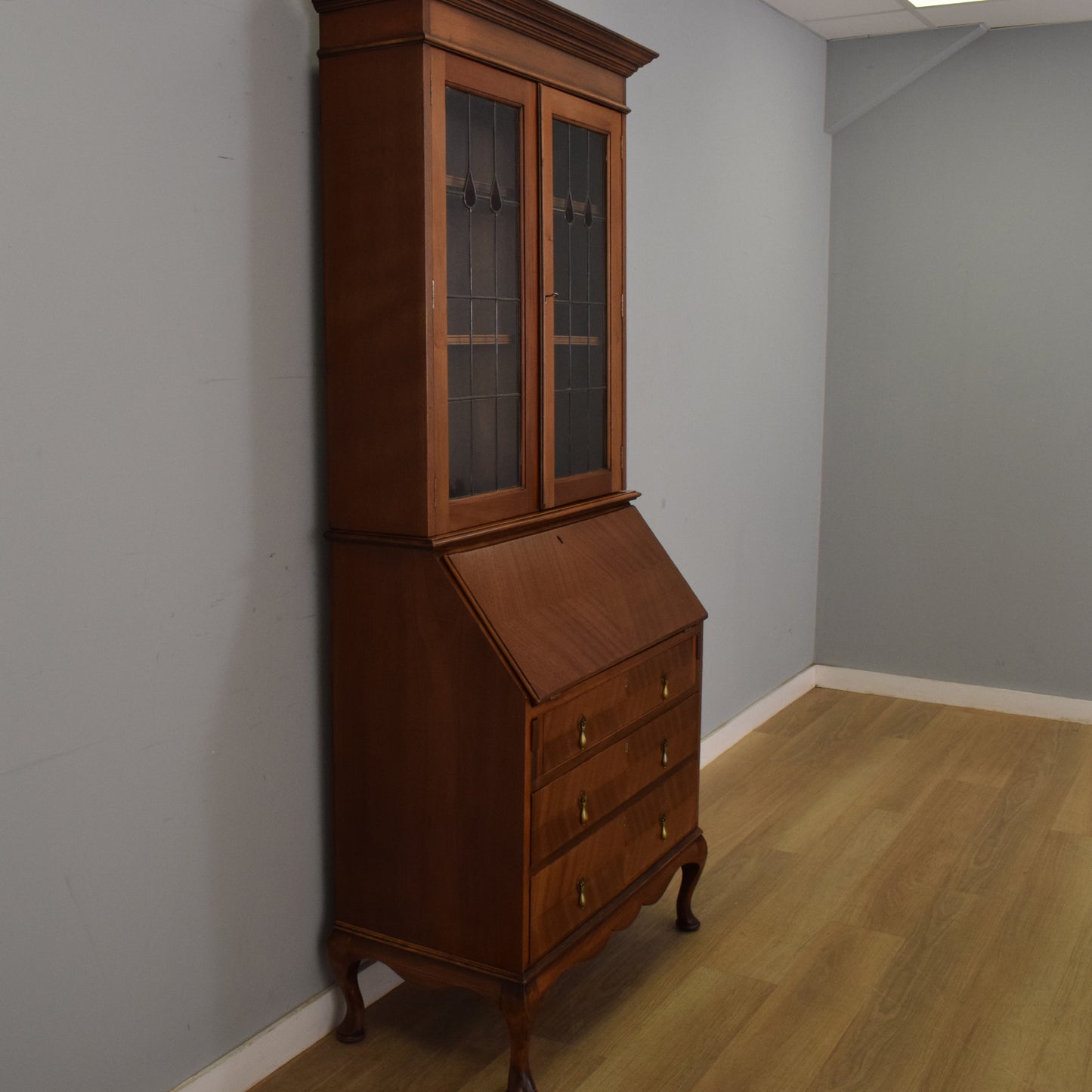 Mahogany Bureau Bookcase