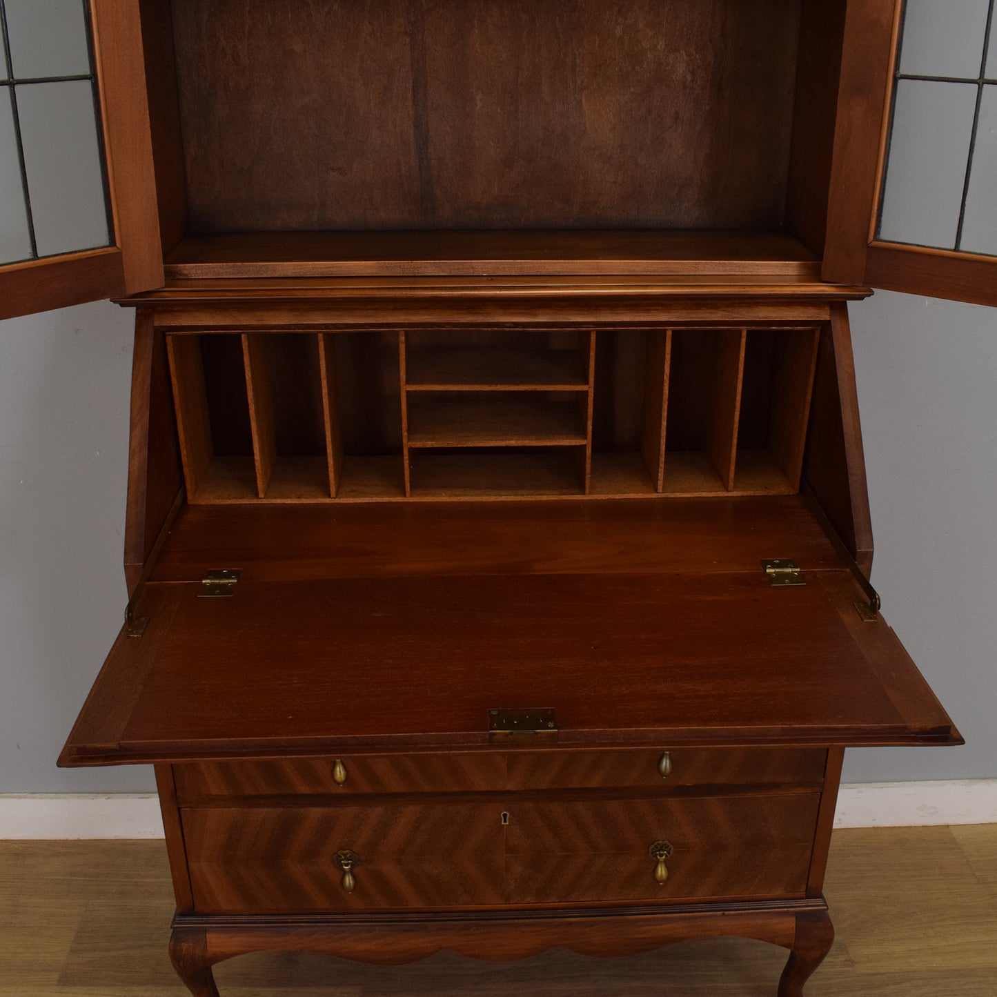Mahogany Bureau Bookcase