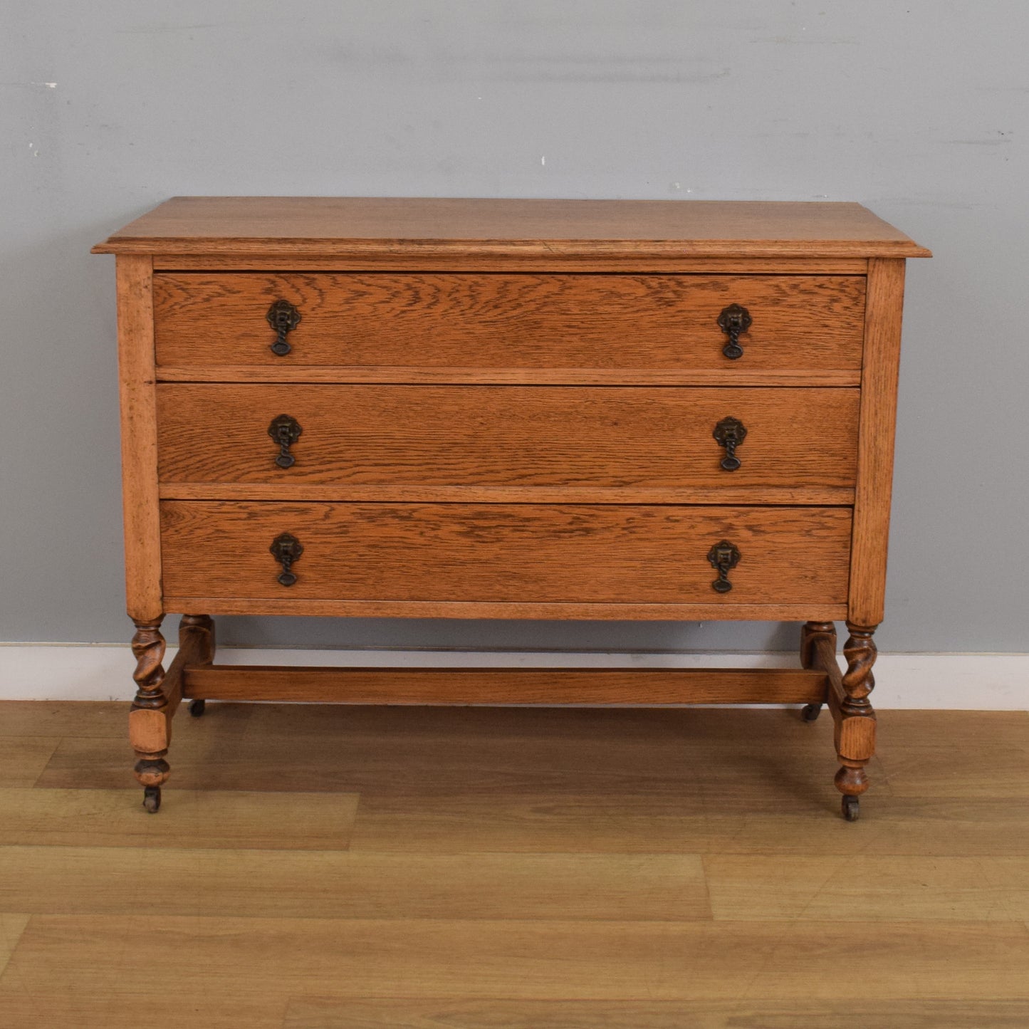 Refinished Oak Chest of Drawers