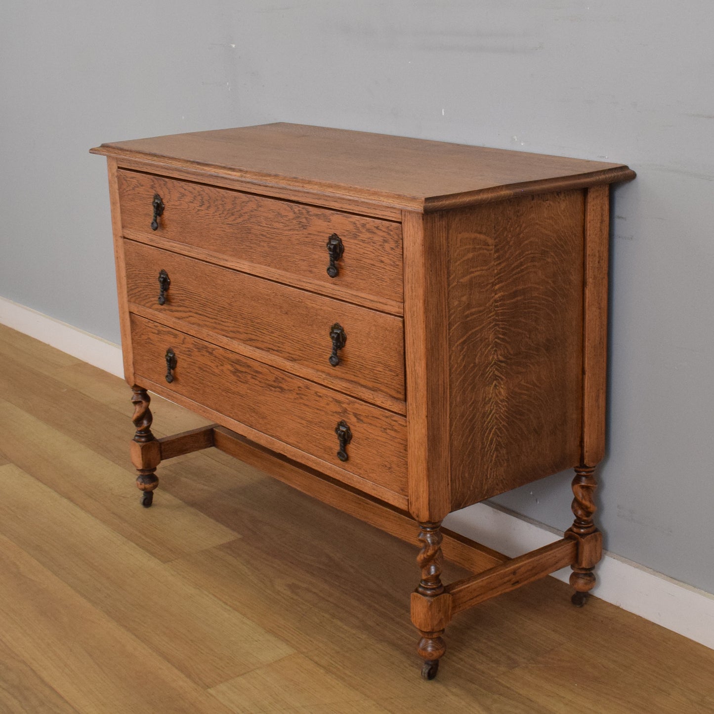 Refinished Oak Chest of Drawers