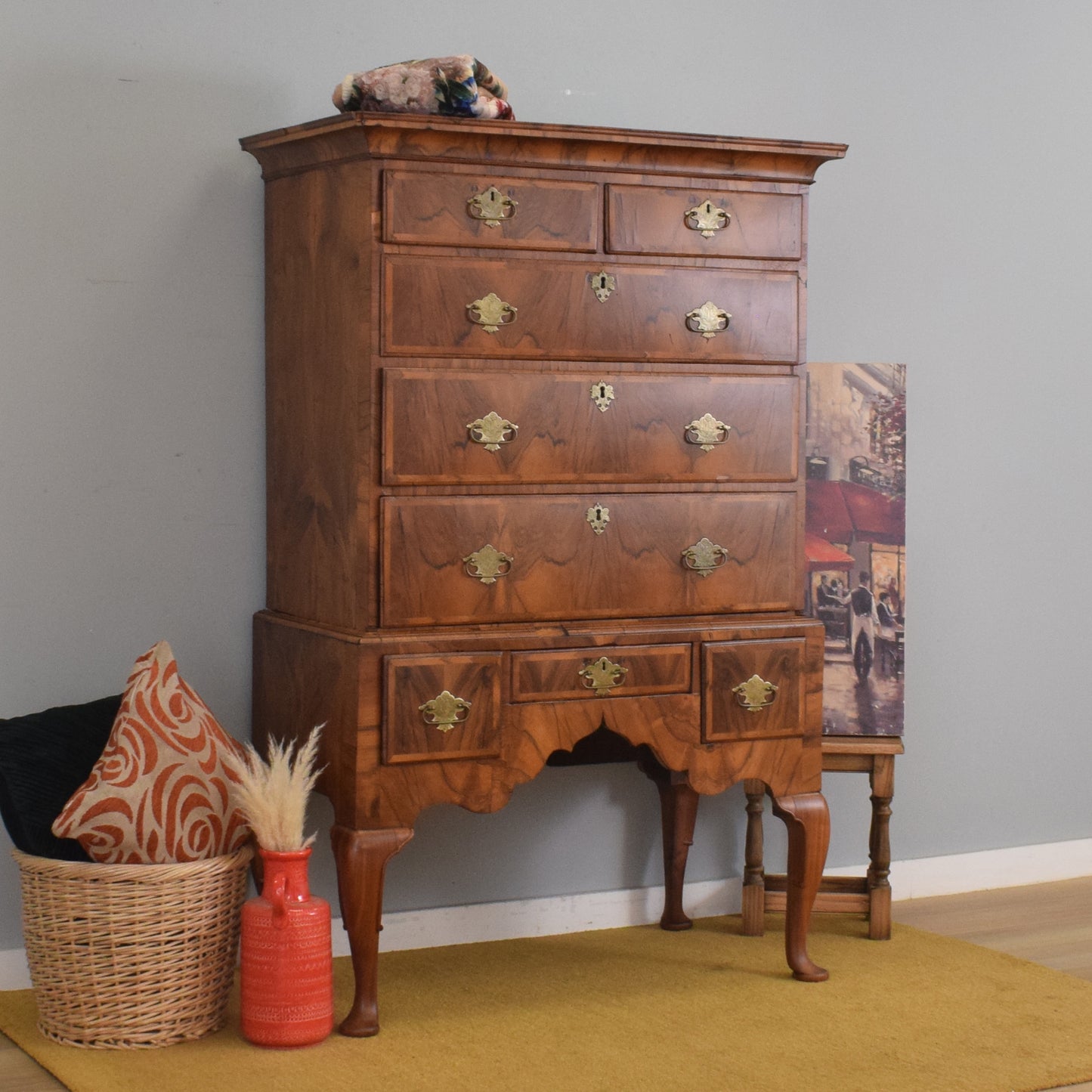 Queen Anne Chest on Stand