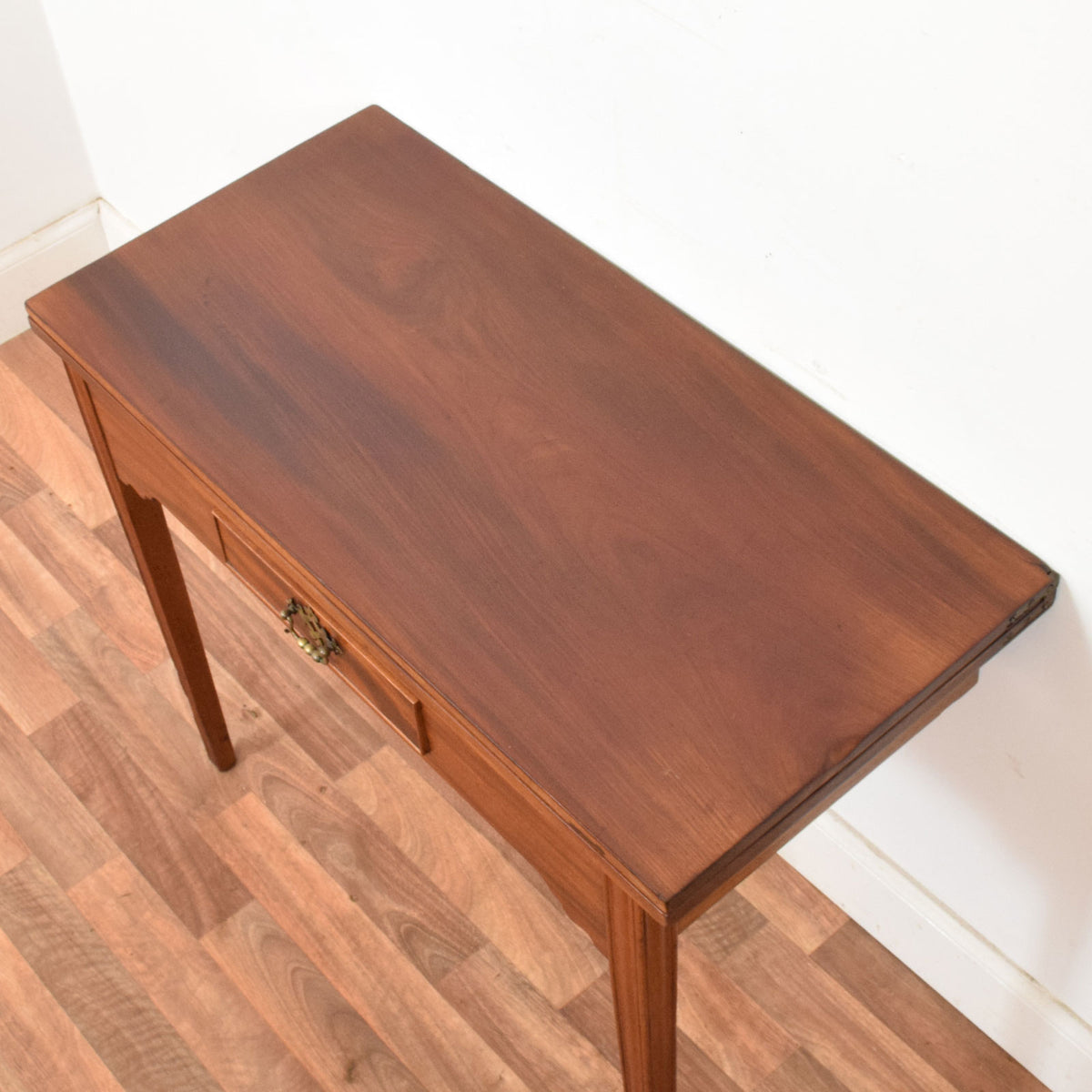 Folding Mahogany Occasional Table