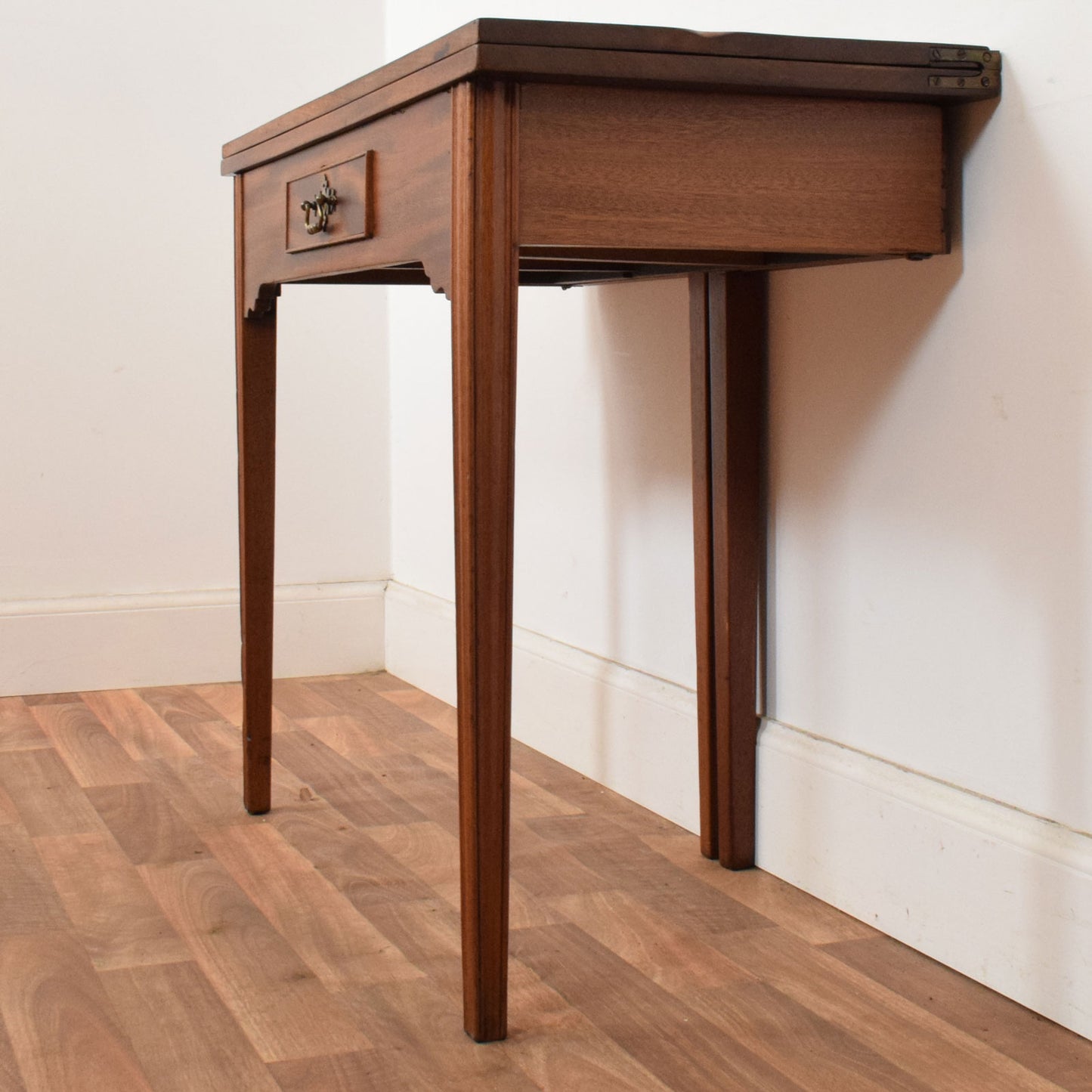 Folding Mahogany Occasional Table