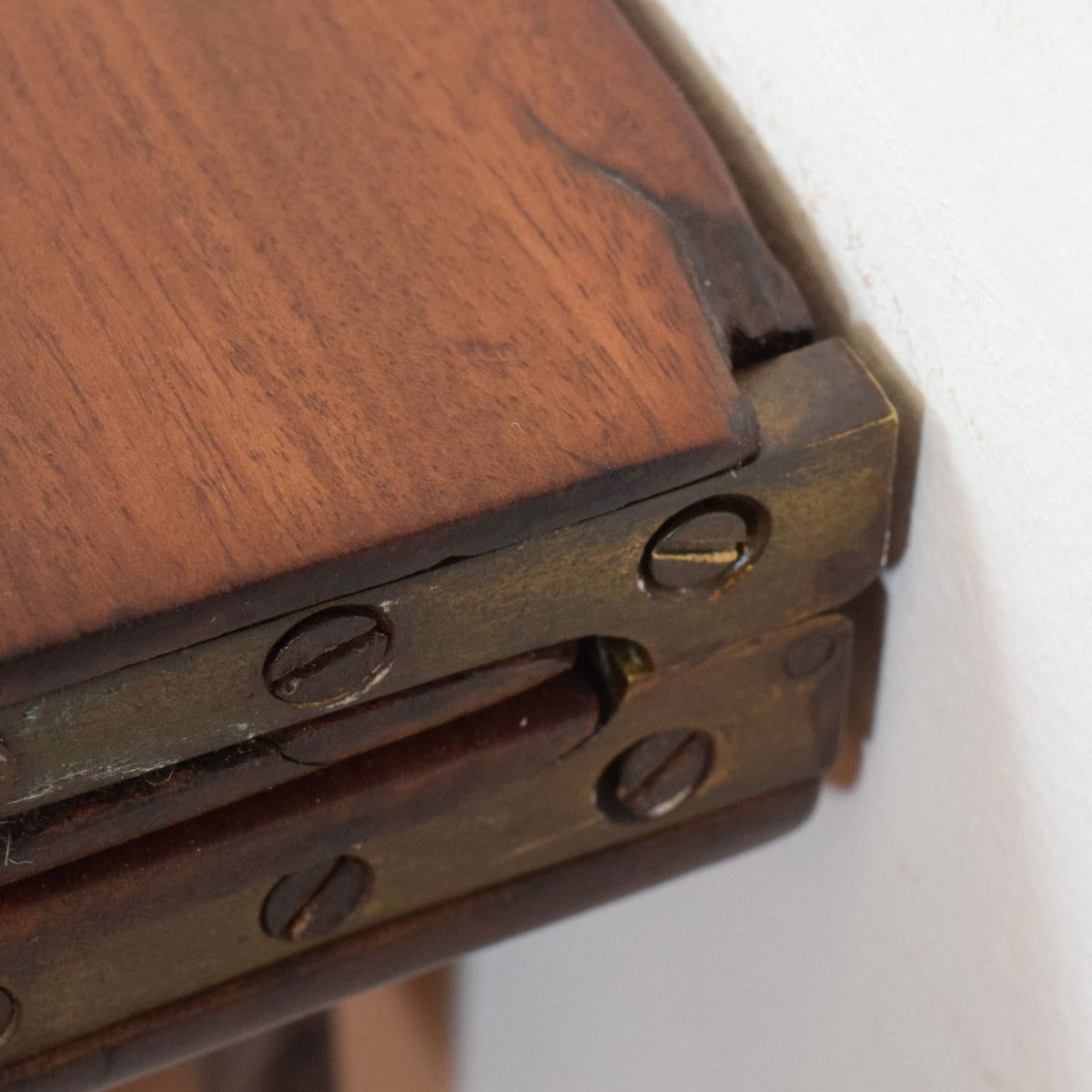 Folding Mahogany Occasional Table