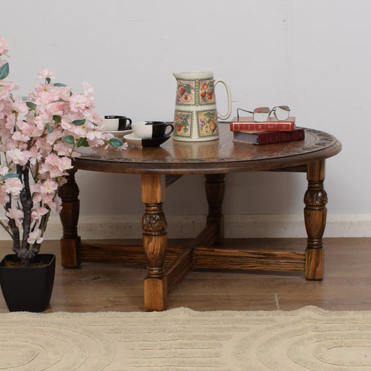 Restored Oak Coffee Table