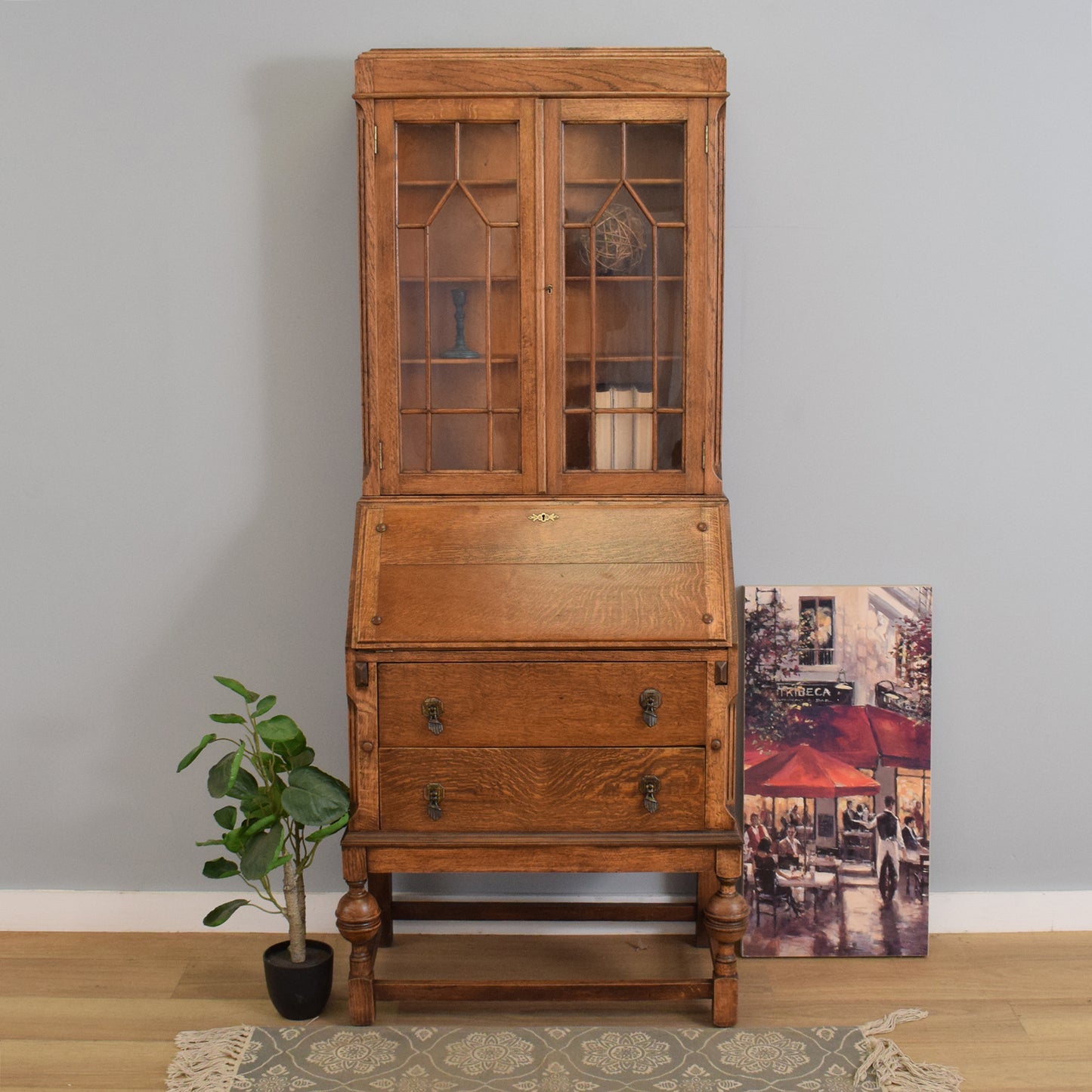 Restored Bureau Bookcase