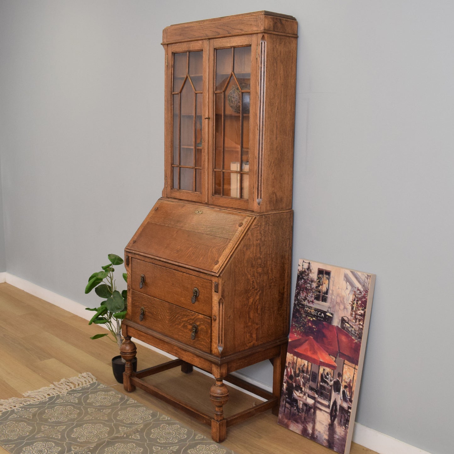 Restored Bureau Bookcase