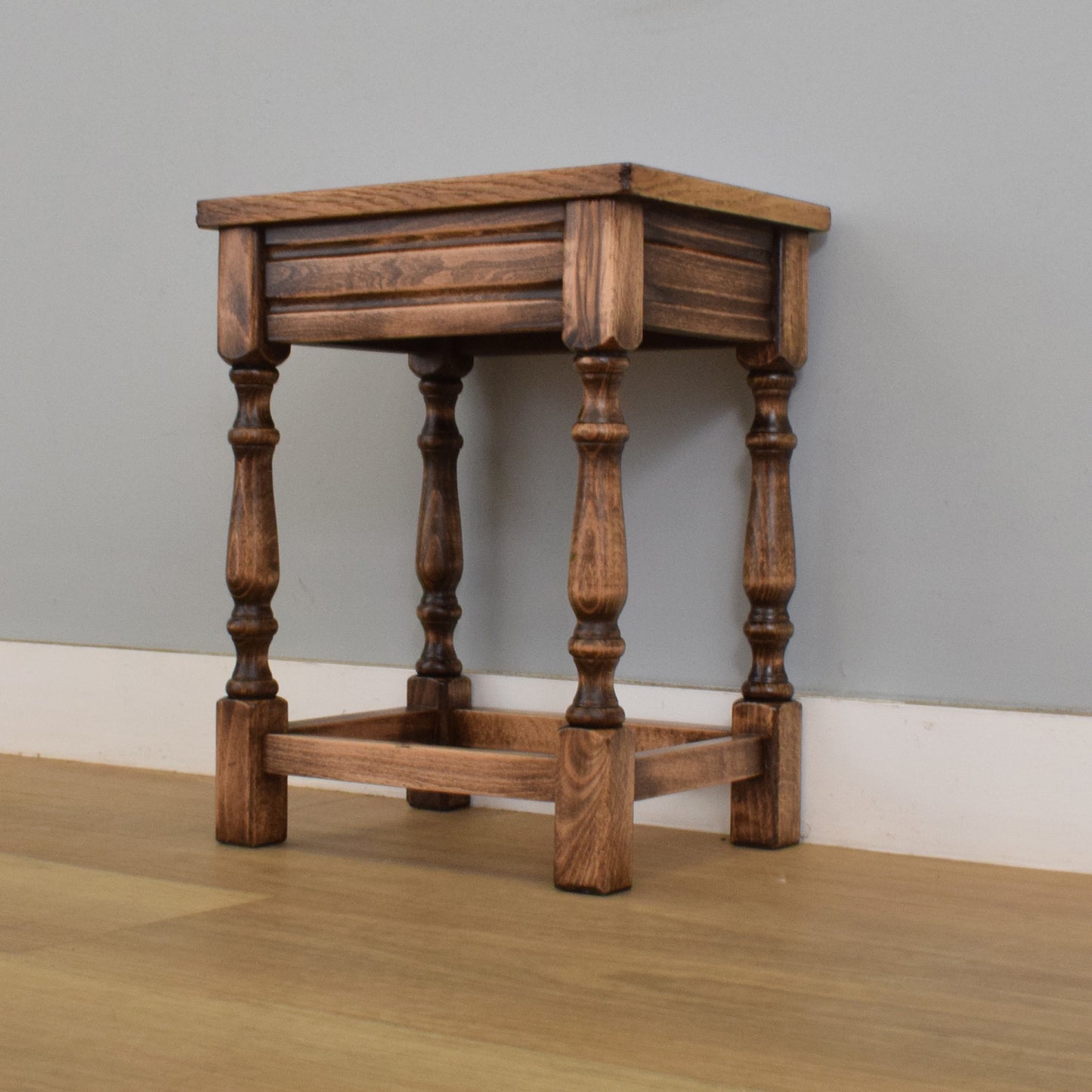 Refinished Oak Nest of Tables