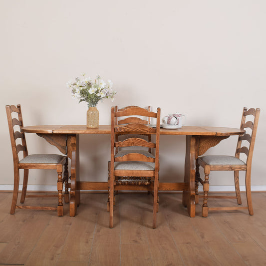 Webber Dining Table with Four Chairs