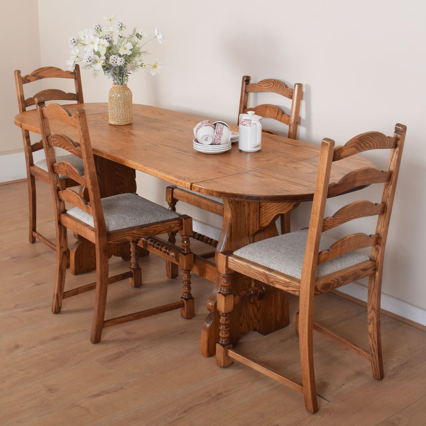 Webber Dining Table with Four Chairs