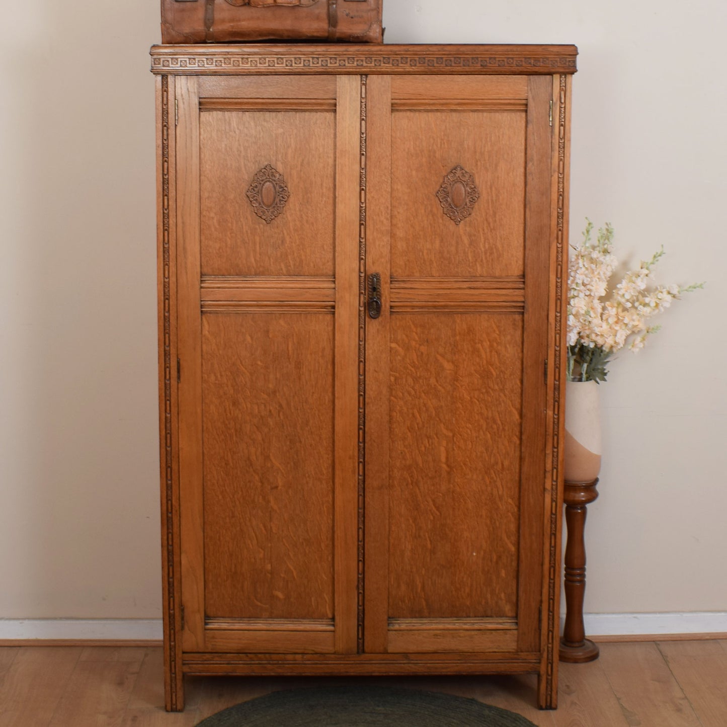 Vintage Oak Wardrobe