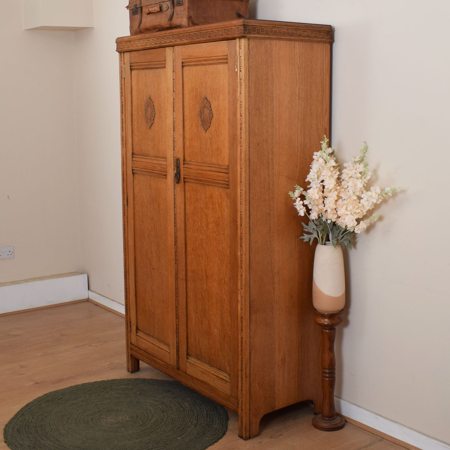 Vintage Oak Wardrobe