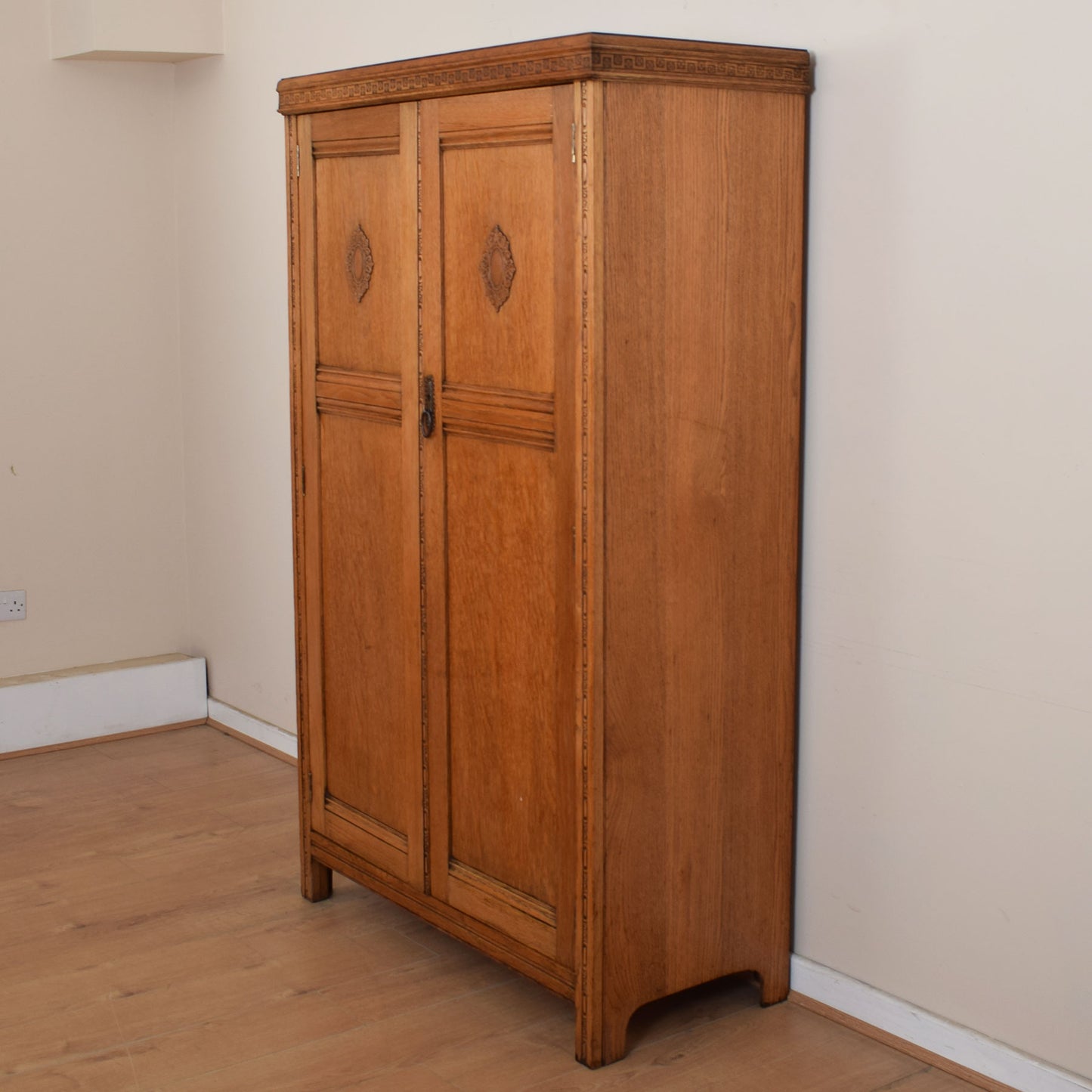 Vintage Oak Wardrobe