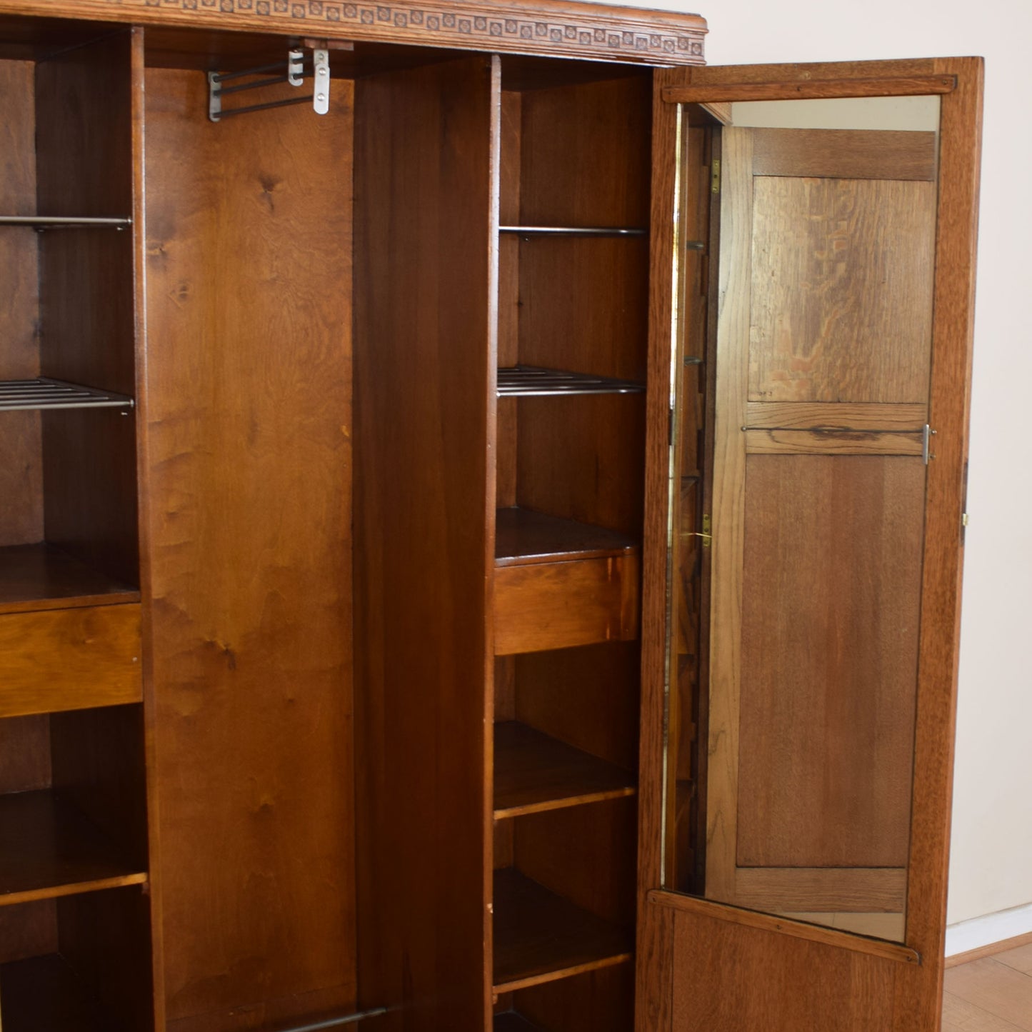 Vintage Oak Wardrobe