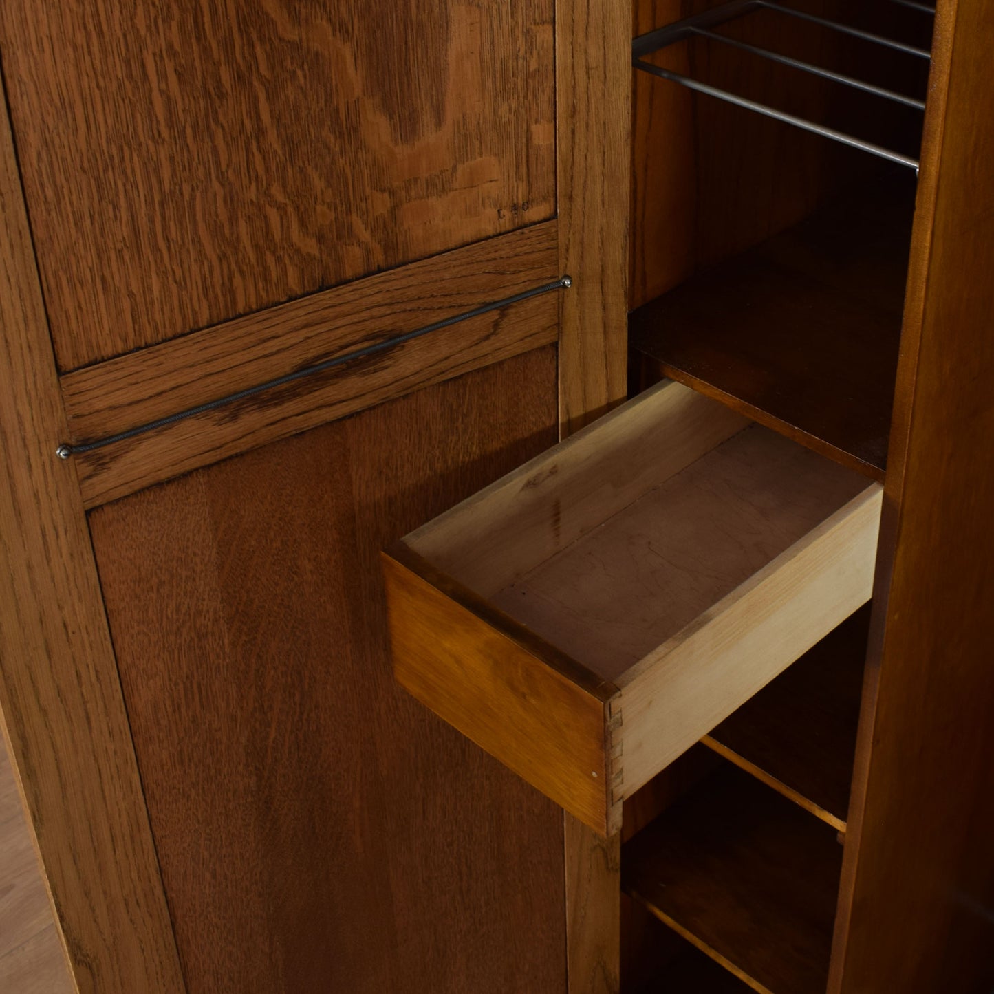 Vintage Oak Wardrobe
