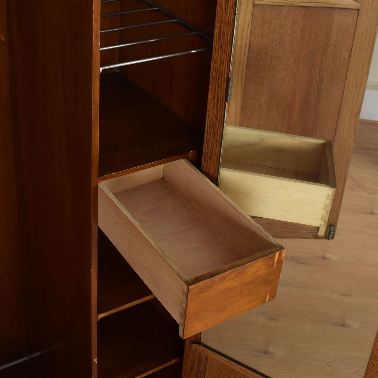 Vintage Oak Wardrobe