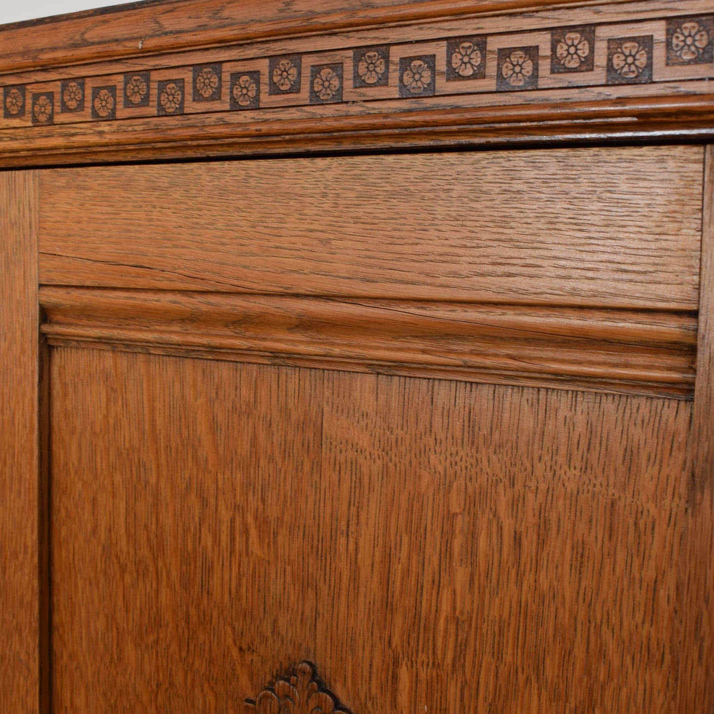 Vintage Oak Wardrobe