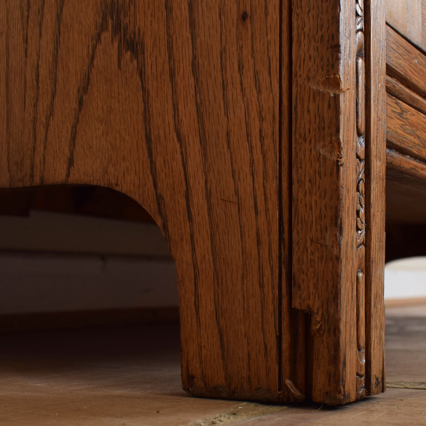 Vintage Oak Wardrobe