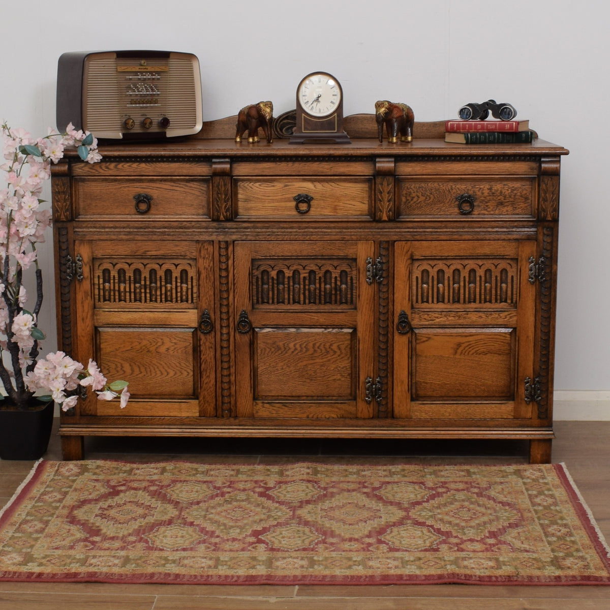 Restored Oak Sideboard