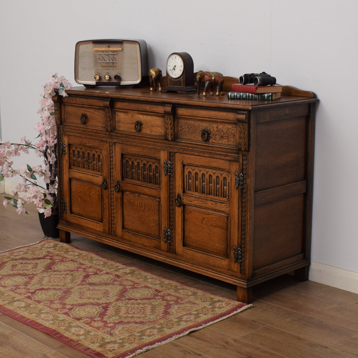 Restored Oak Sideboard