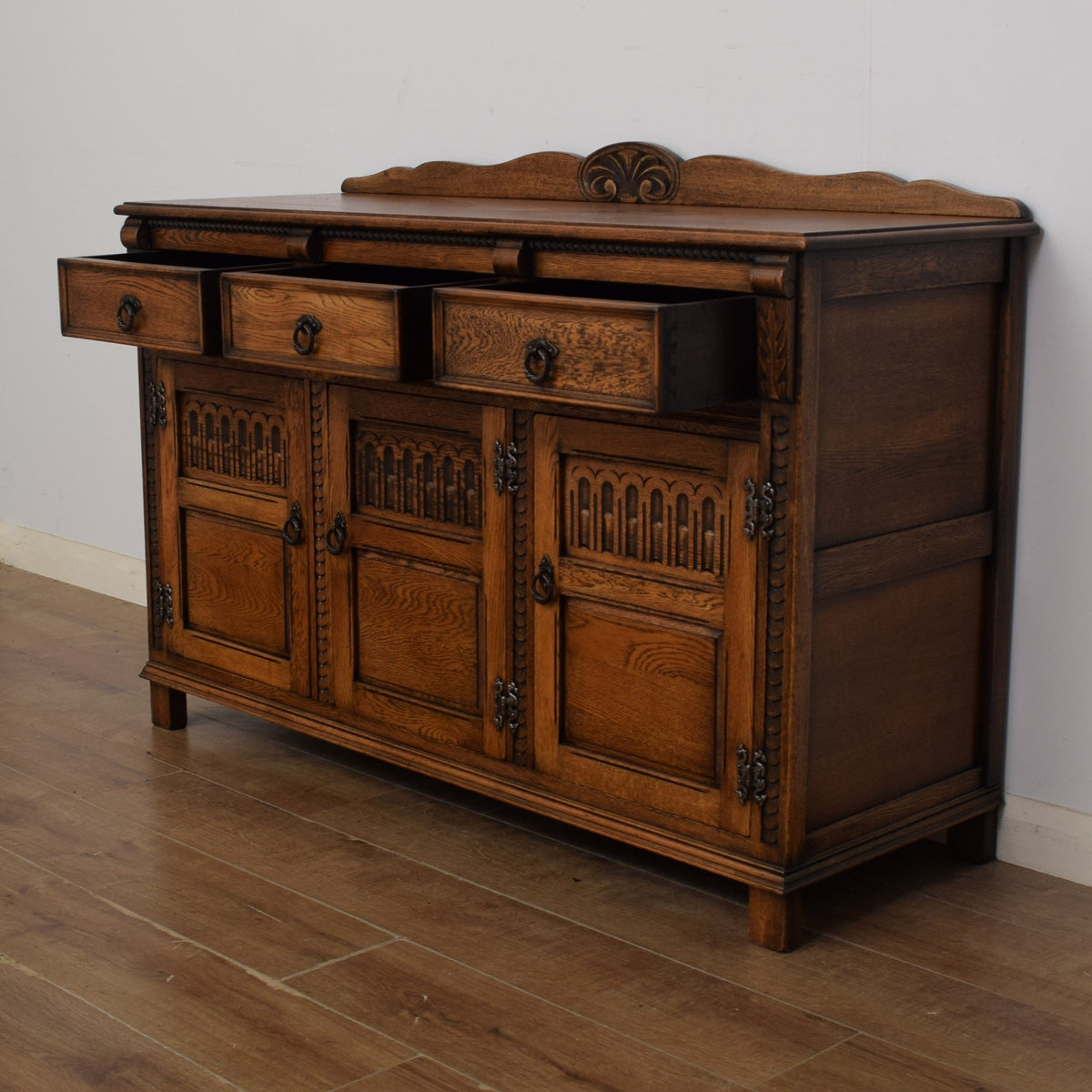 Restored Oak Sideboard