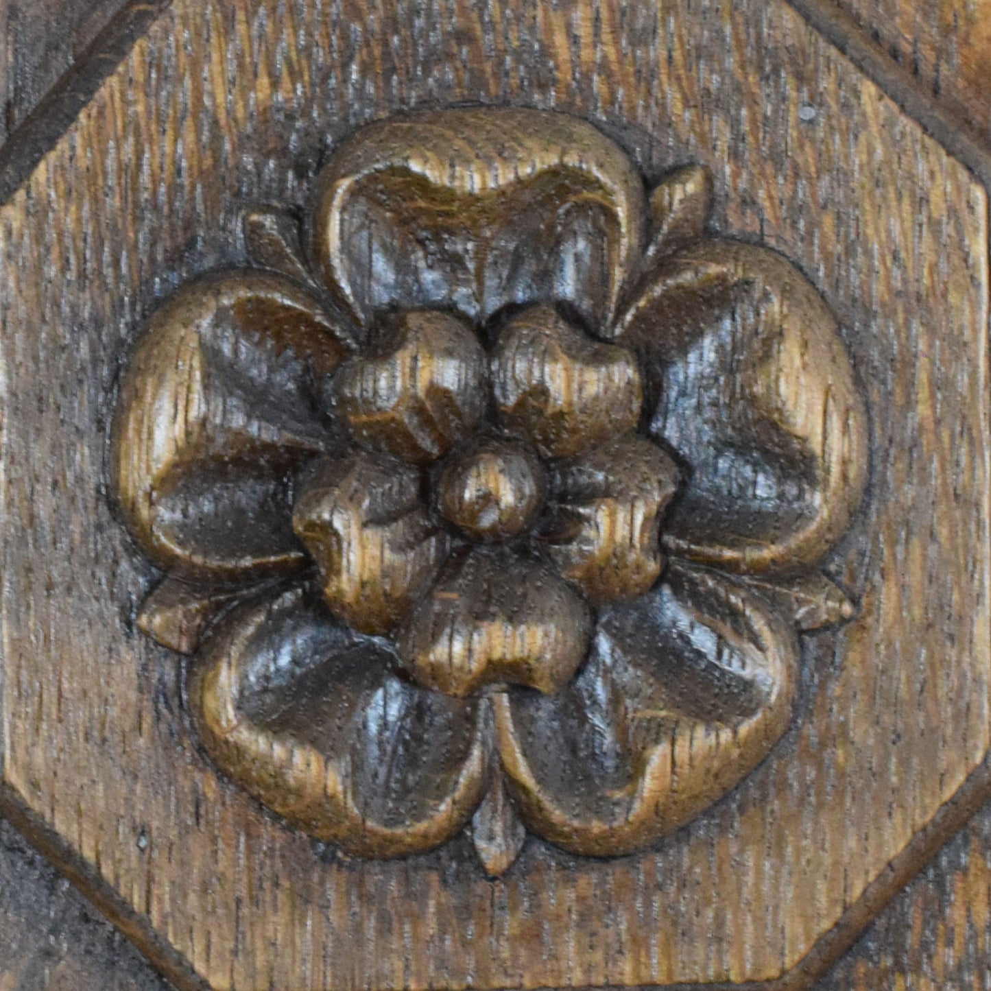 Carved Oak Hallrobe