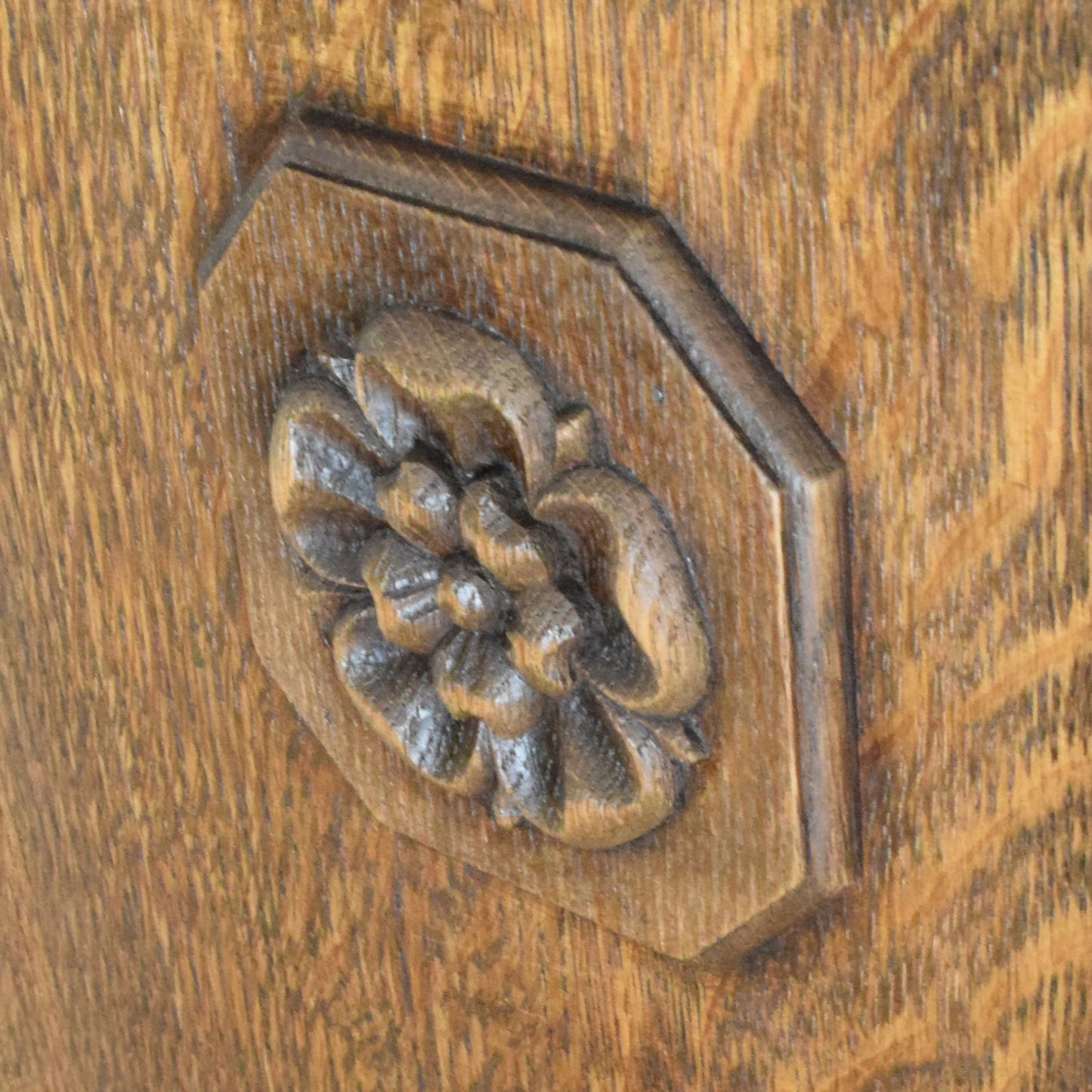 Carved Oak Hallrobe