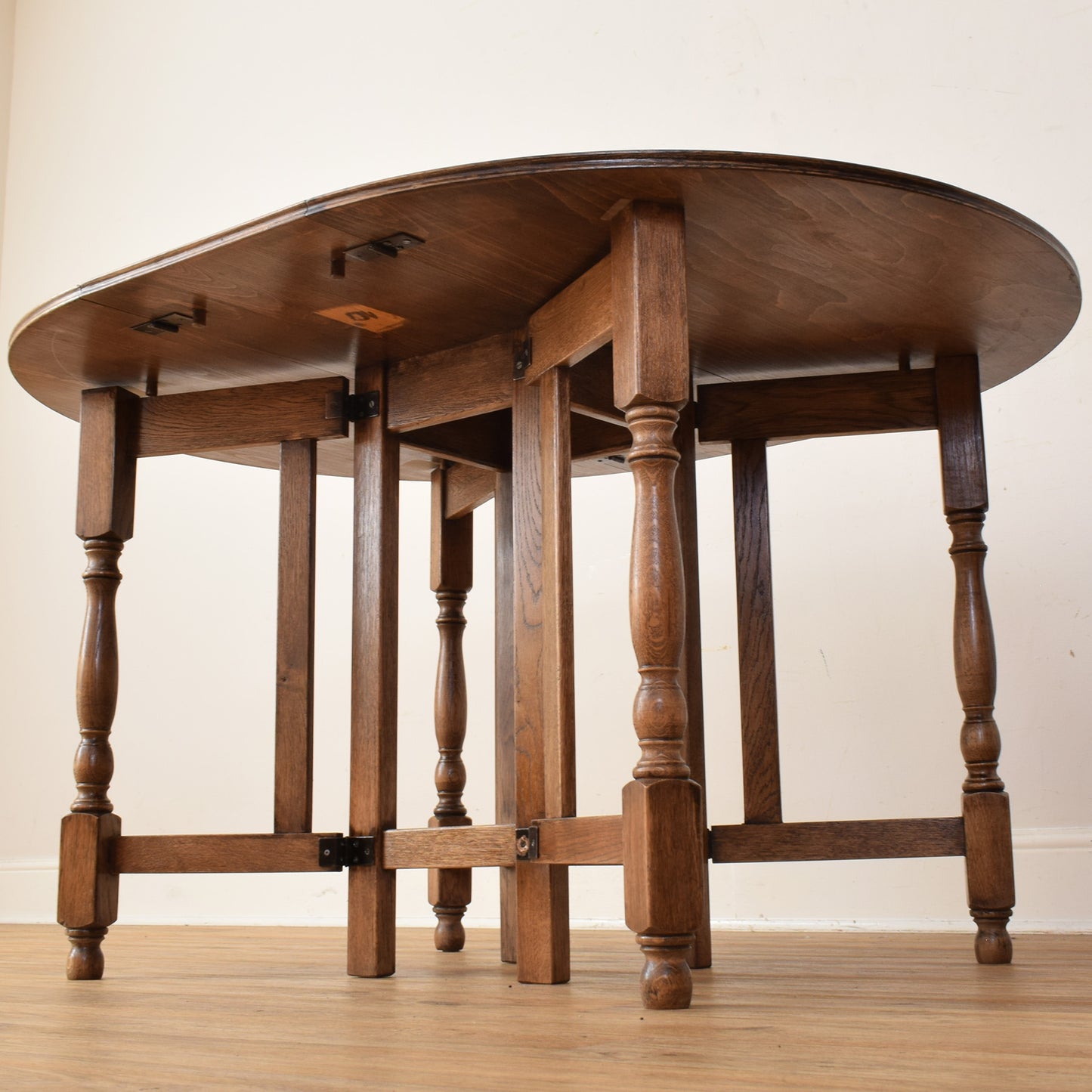 Oak Table And Four Chairs