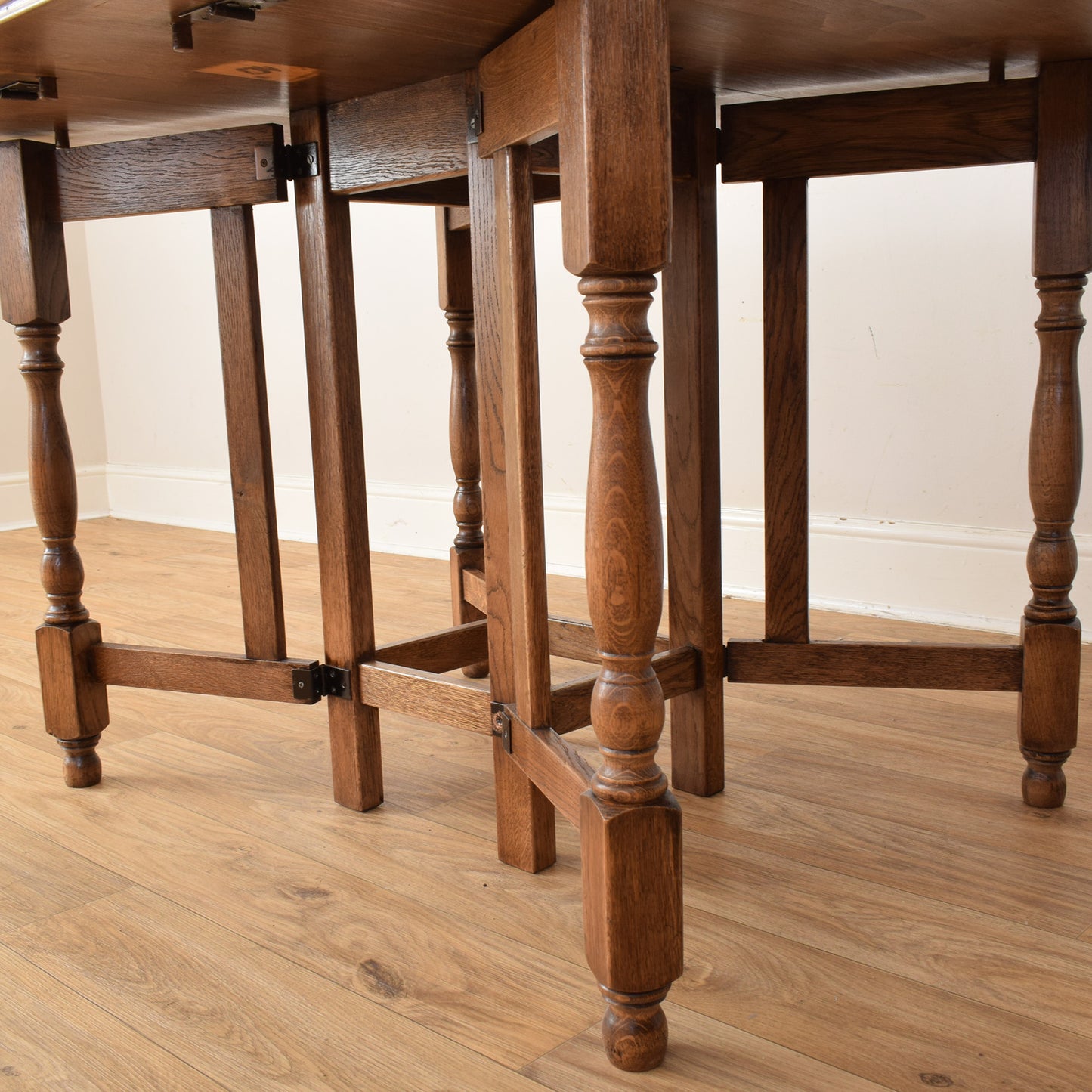 Oak Table And Four Chairs