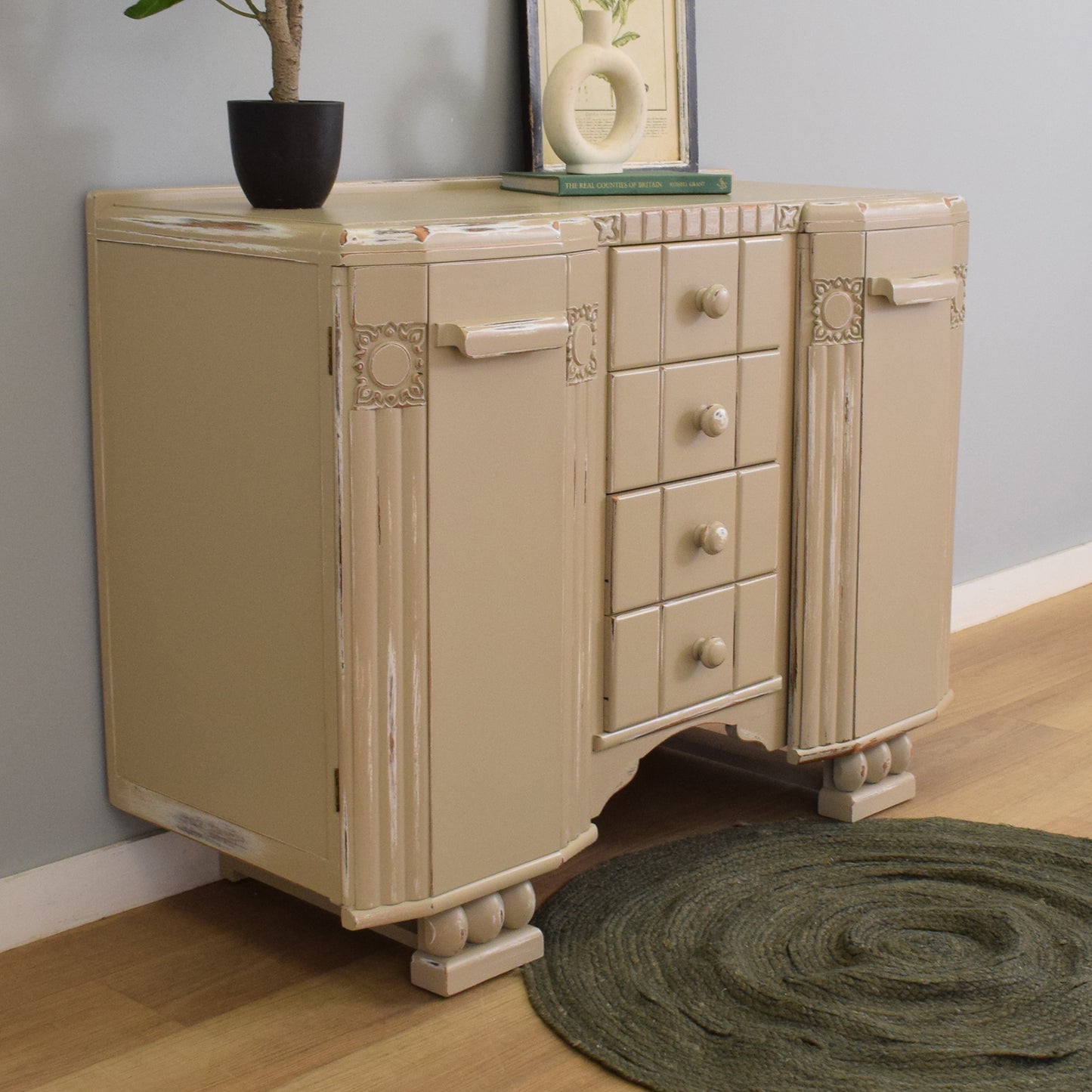 Shabby Chic Painted Sideboard